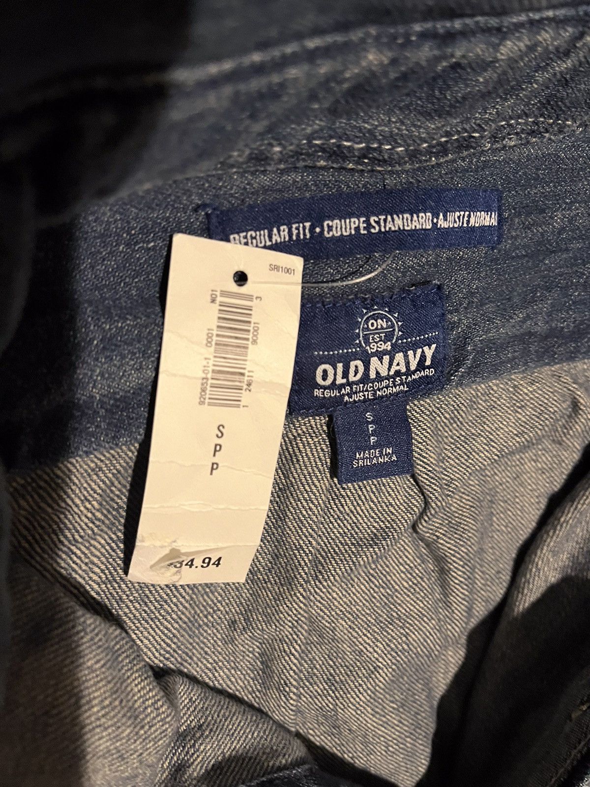 Old Navy Old Navy Classic Button-Down Jean Shirt Size US S / EU 44-46 / 1 - 5 Thumbnail