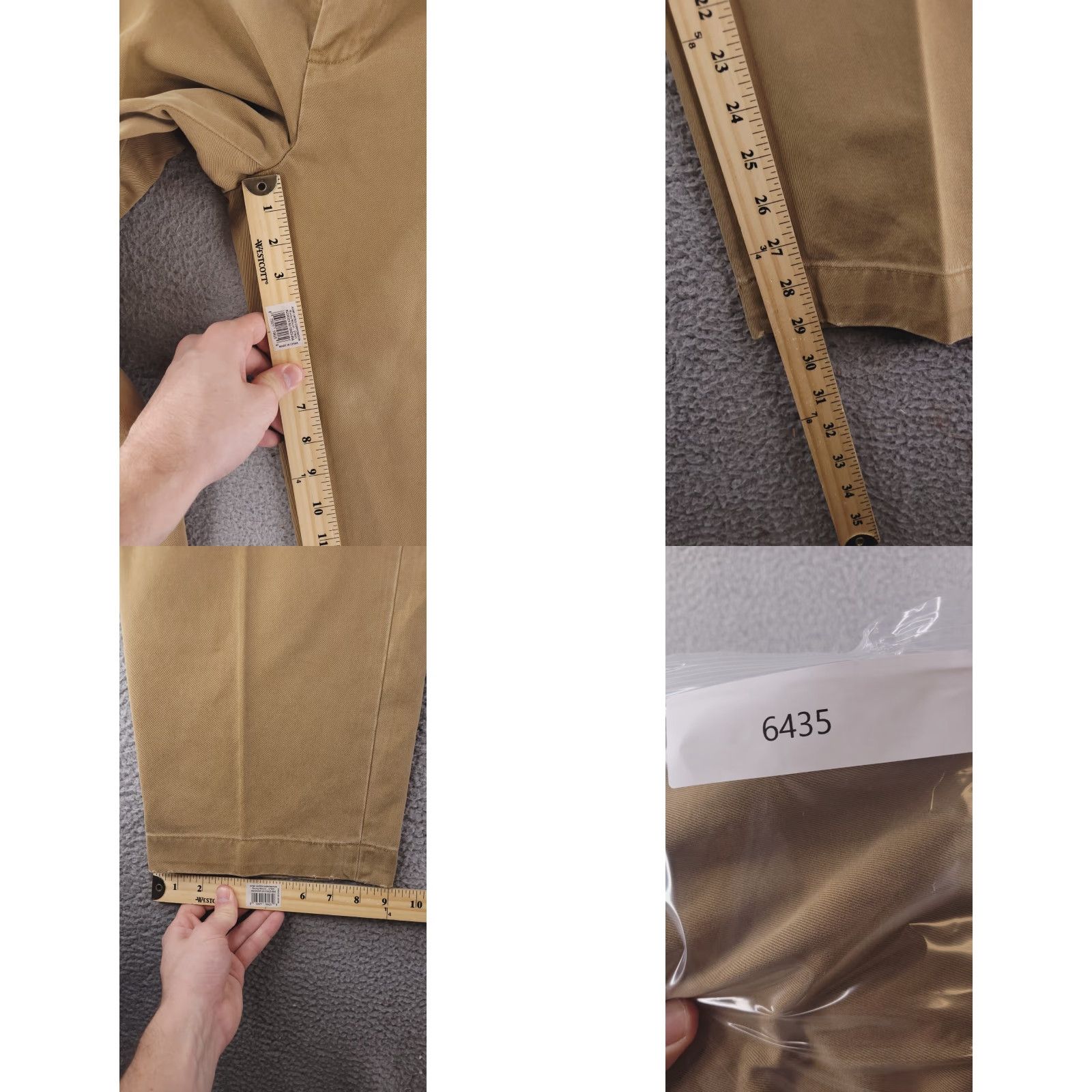 Polo Ralph Lauren Polo Ralph Lauren Pants Mens 36x29 Relaxed Fit Khaki Brown Baggy Khakis Inseam 29 Flat Front 36 Regular Mens Size US M / EU 48-50 / 2 - 9 Thumbnail