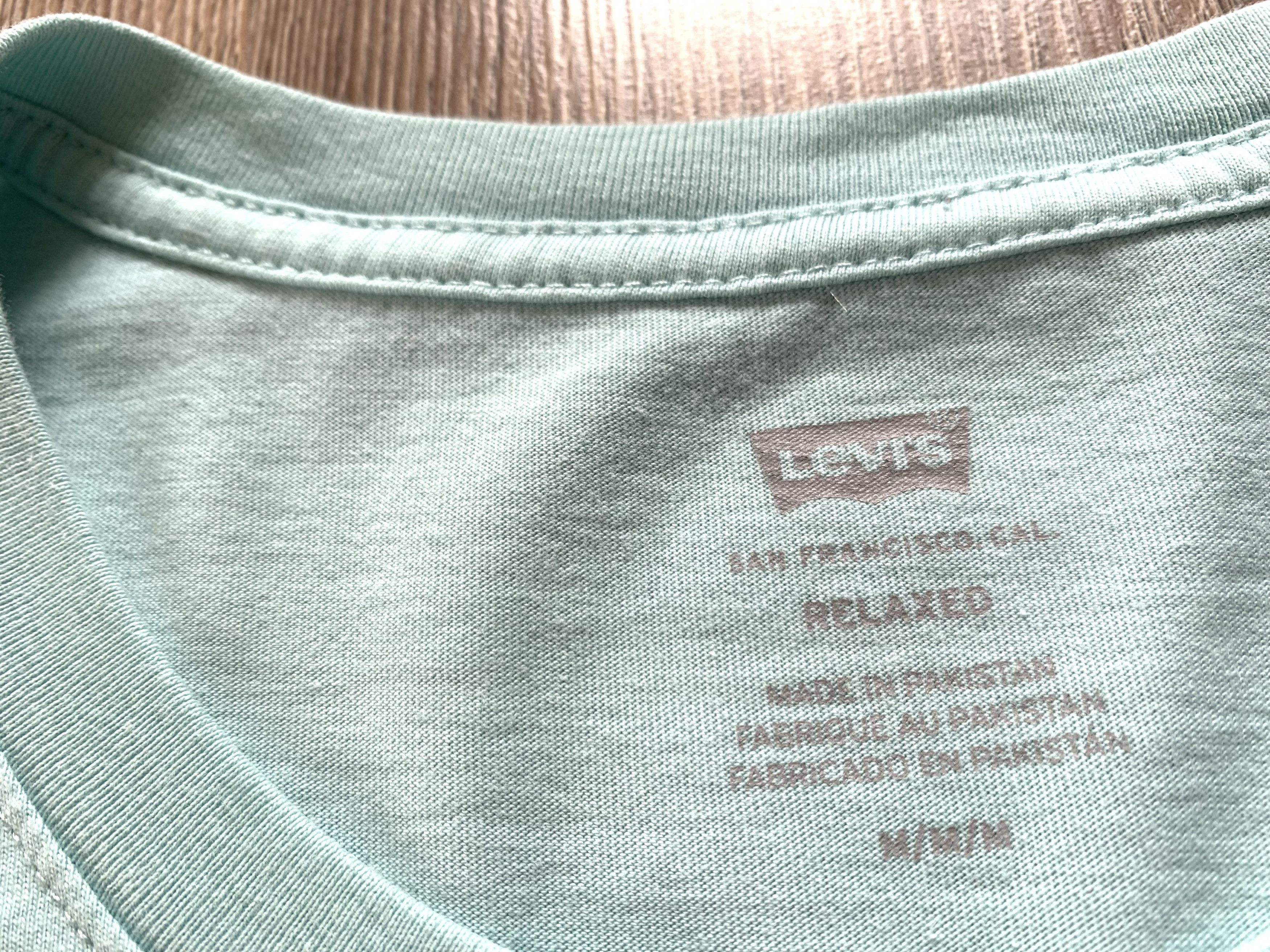 Levi's Levis Printed Turquoise T Shirt Size US M / EU 48-50 / 2 - 6 Thumbnail