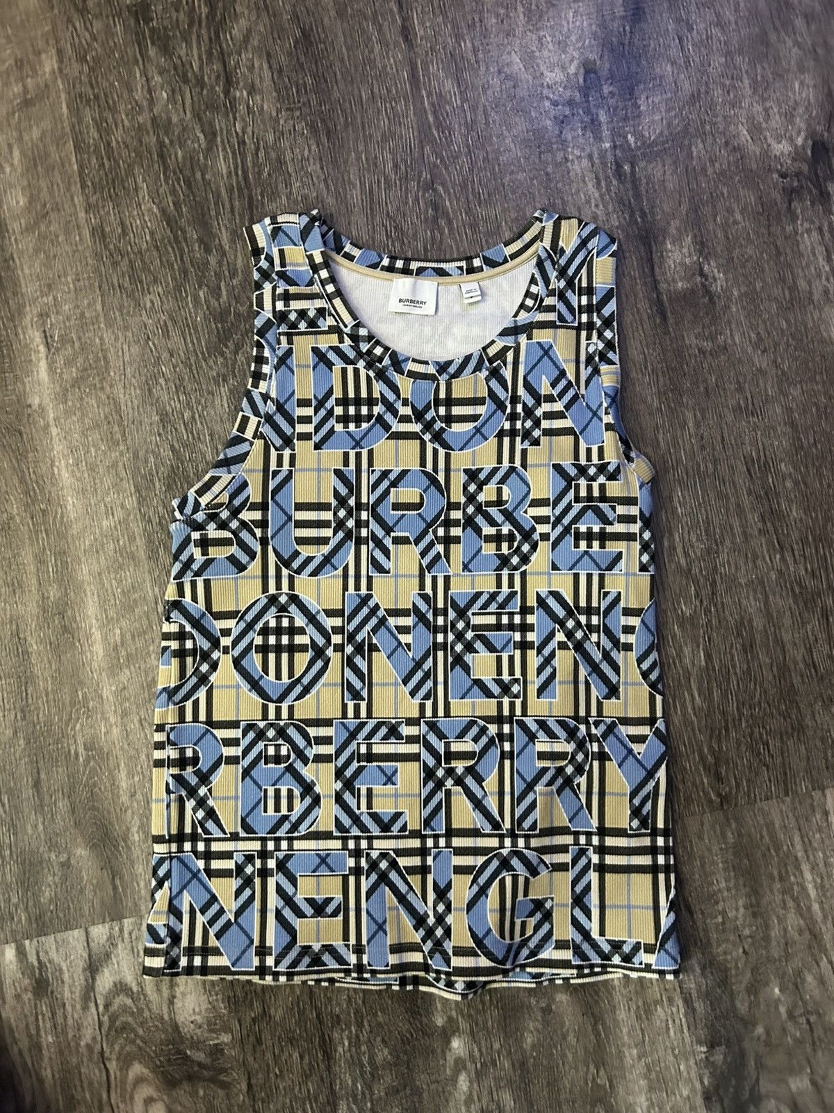 Burberry Burberry print corduroy tank top Size US S / EU 44-46 / 1 - 1 Thumbnail