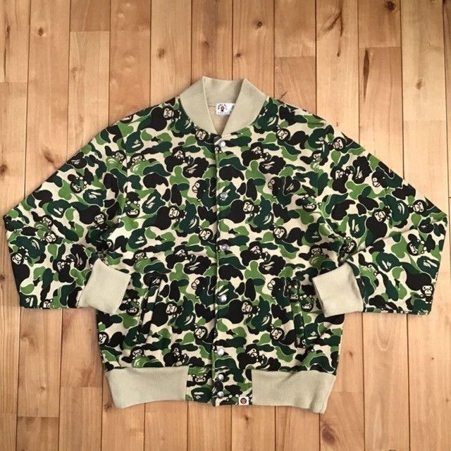 Bape BAPE Milo ABC Camo Sweat Varsity Jacket a bathing ape NIGO Size US S / EU 44-46 / 1 - 2 Thumbnail