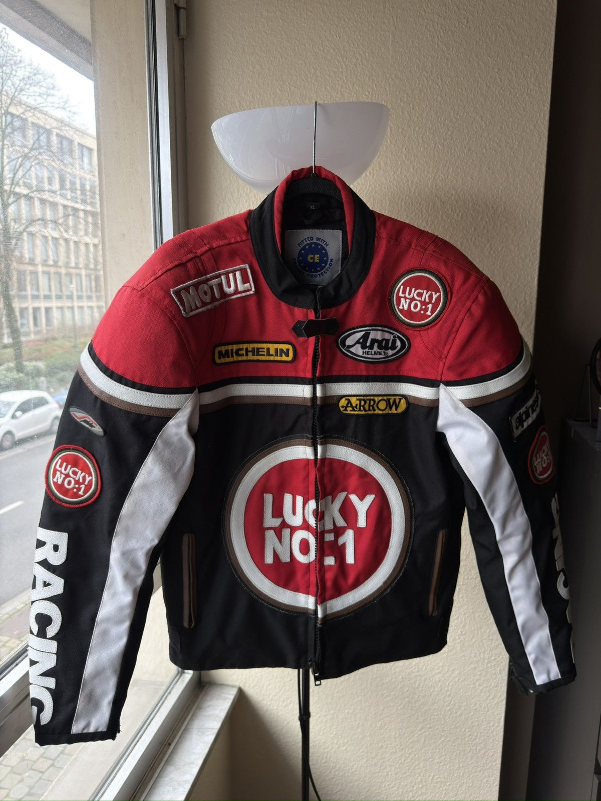 Arrow Real leather racing jacket arrow arai Size US XL / EU 56 / 4 - 1 Thumbnail