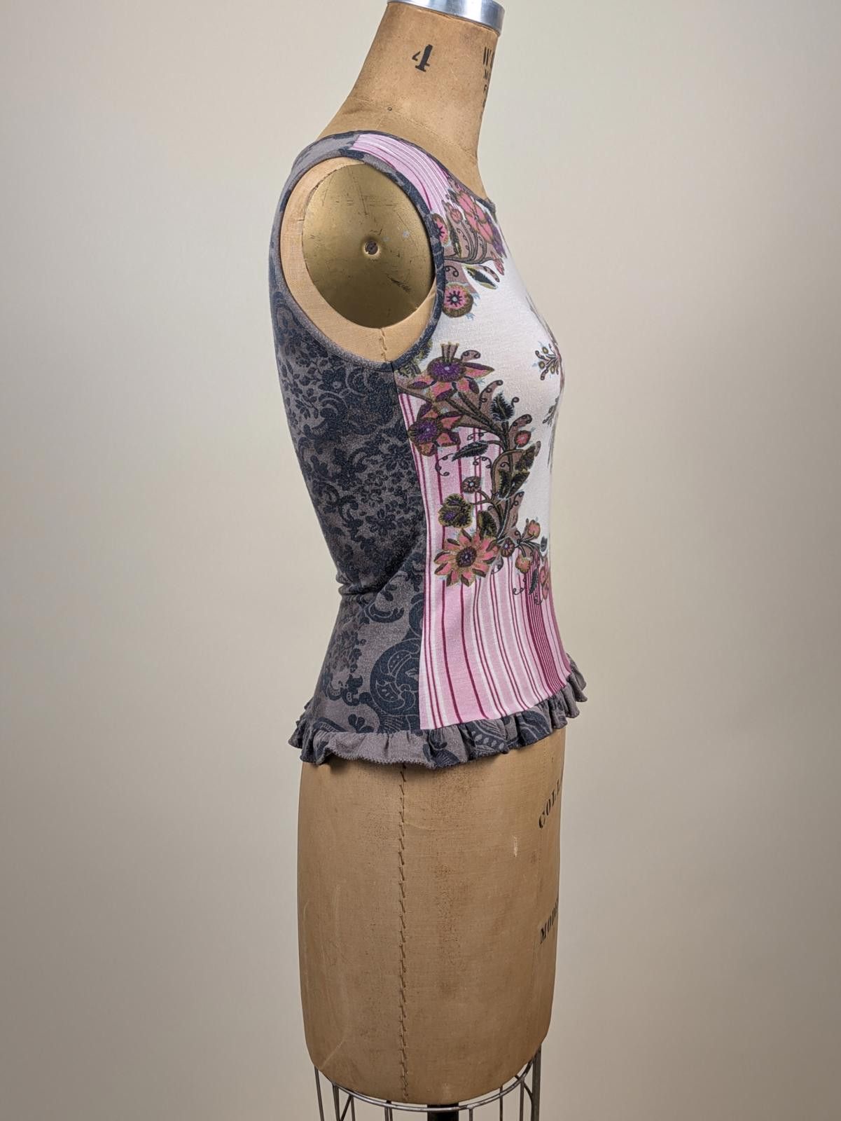 Christian Lacroix 1990's/2000's Y2K rare Christian Lacroix jeans rose top Size S / US 4 / IT 40 - 3 Thumbnail