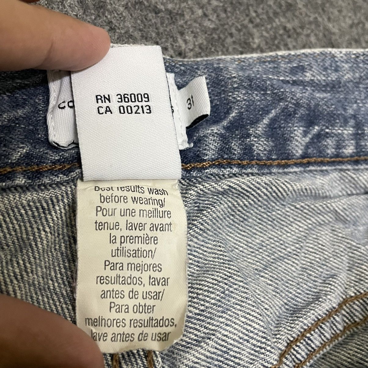 Calvin Klein 90s CK Distressed Denim Patchwork Kapital Style Size US 32 / EU 48 - 7 Thumbnail