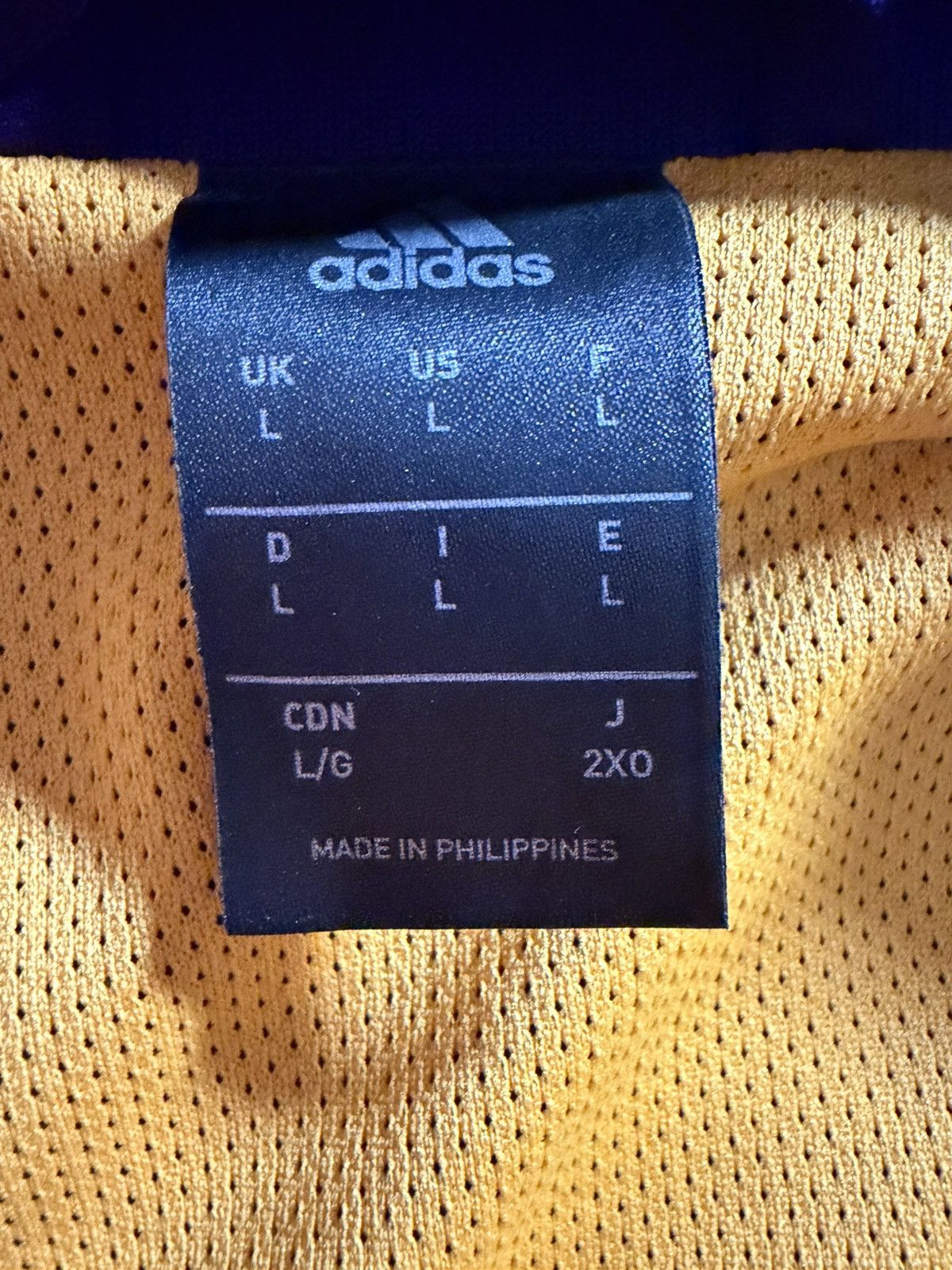 Adidas Lakers Warm Up Jacket Worn Once Size Large Size US L / EU 52-54 / 3 - 4 Thumbnail