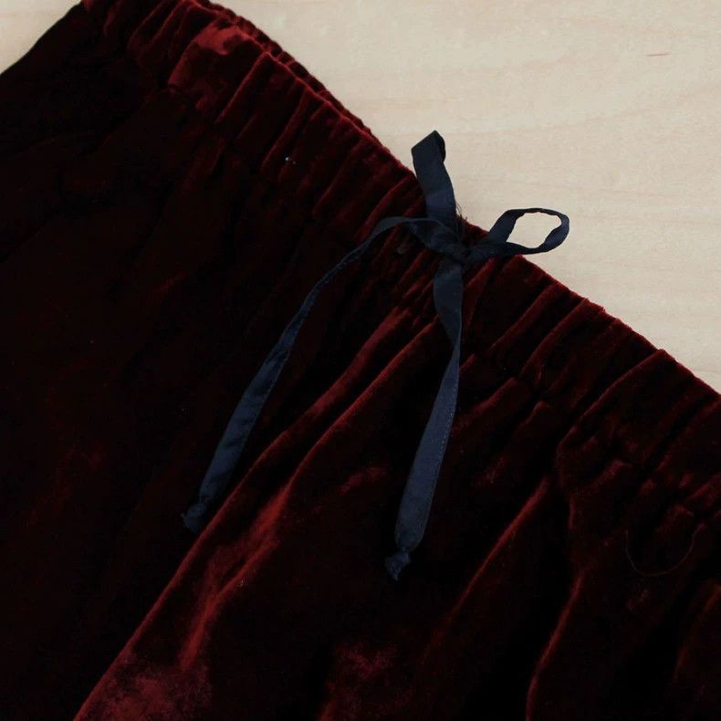 Dries Van Noten DRIES VAN NOTEN Velvet wide-leg pants Size US 38 / EU 54 - 5 Thumbnail