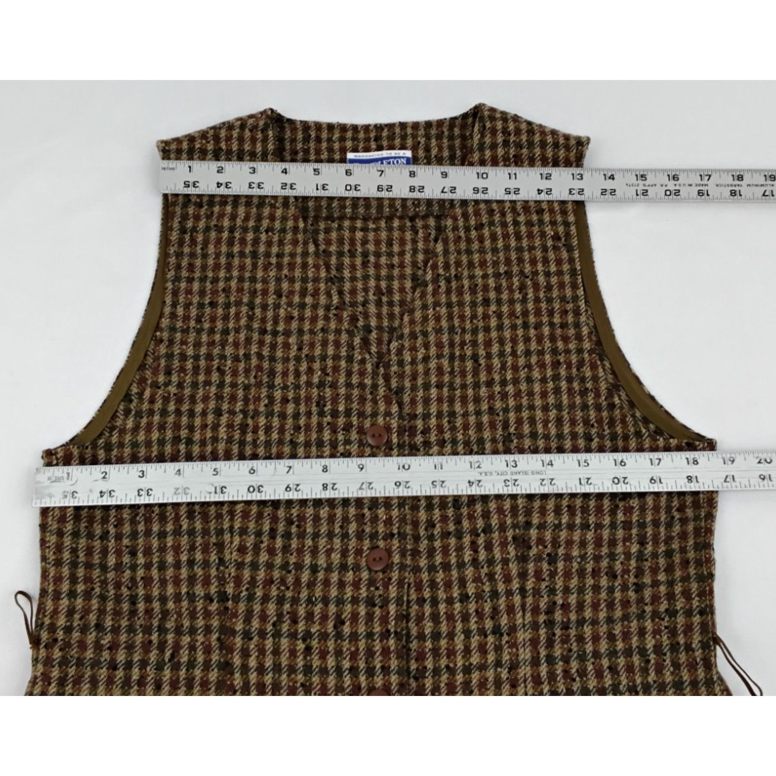 Pendleton Pendleton Knockabouts Shift Dress Women's 6 Brown VTG 1990s Size M / US 6-8 / IT 42-44 - 10 Thumbnail