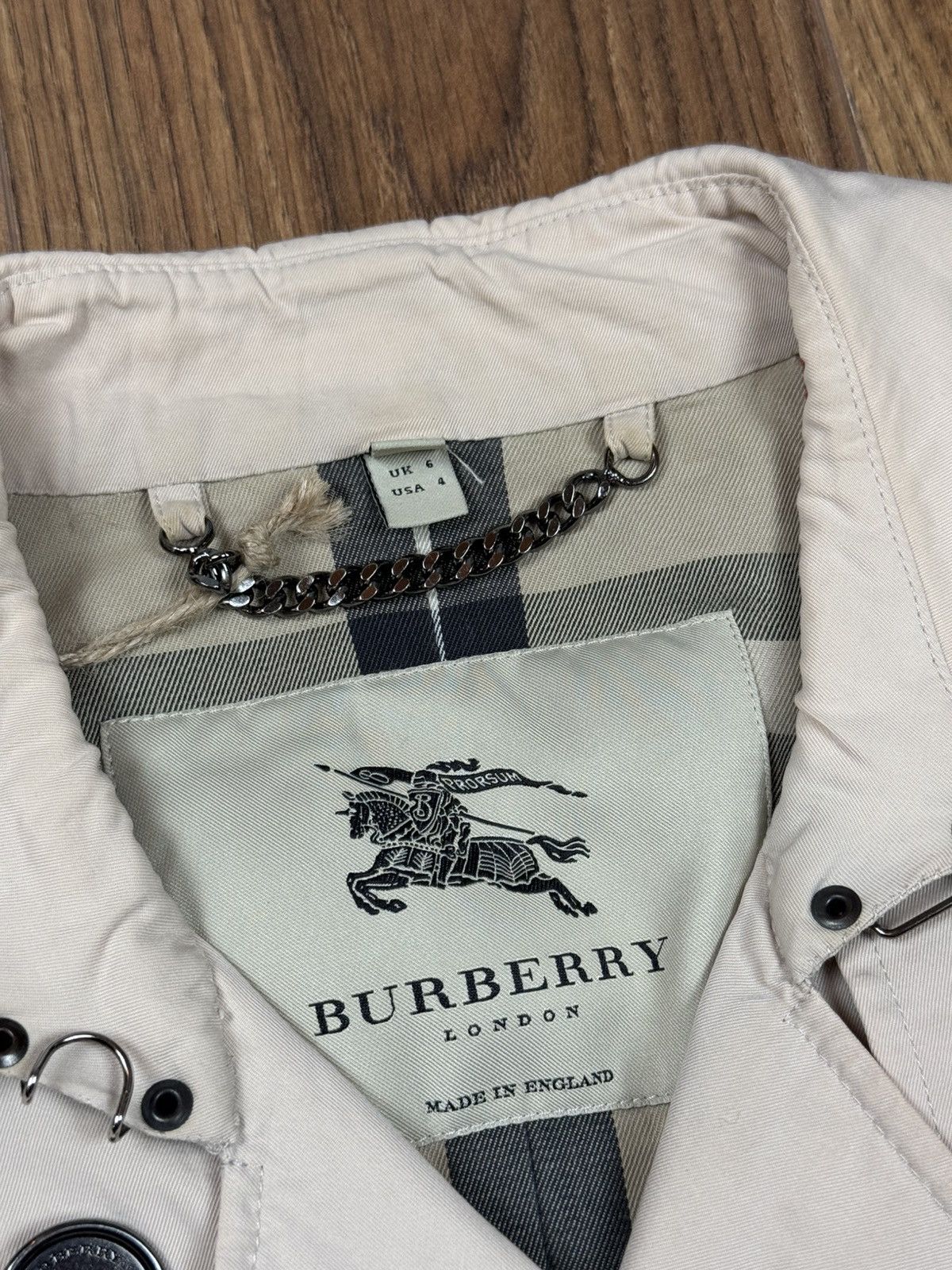 Burberry Trench coat Burberry original luxury streetwear item Size XS / US 0-2 / IT 36-38 - 3 Thumbnail