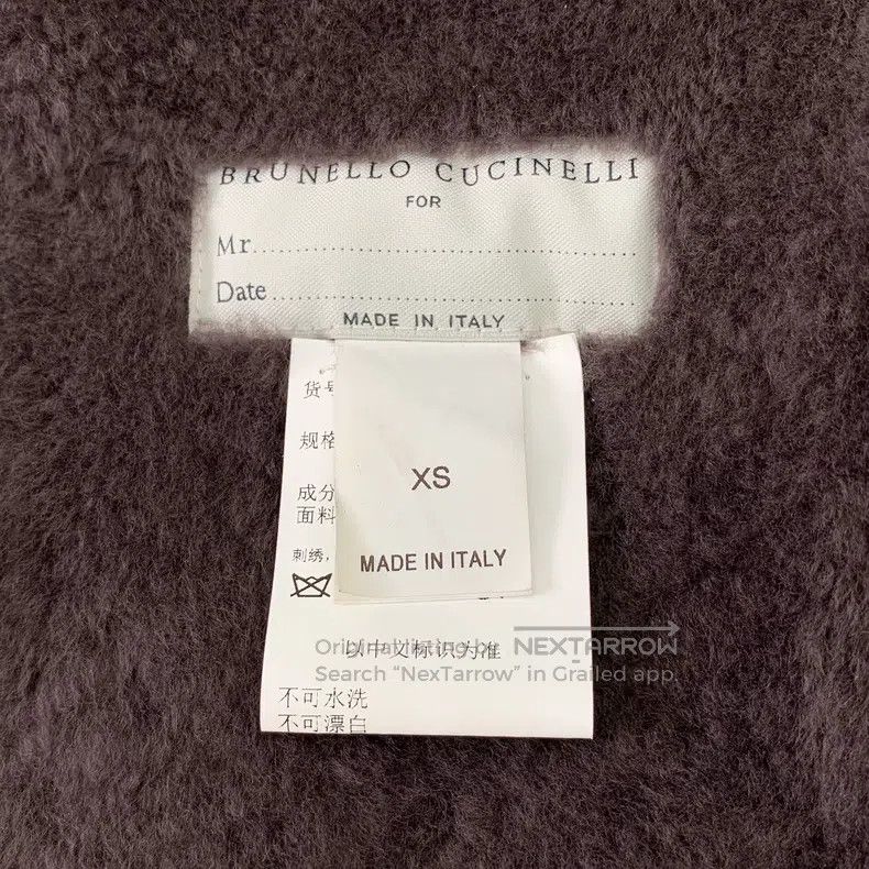 Brunello Cucinelli Brunello Cucinelli Wool fur hooded mid-length leather jack Size US XS / EU 42 / 0 - 7 Thumbnail