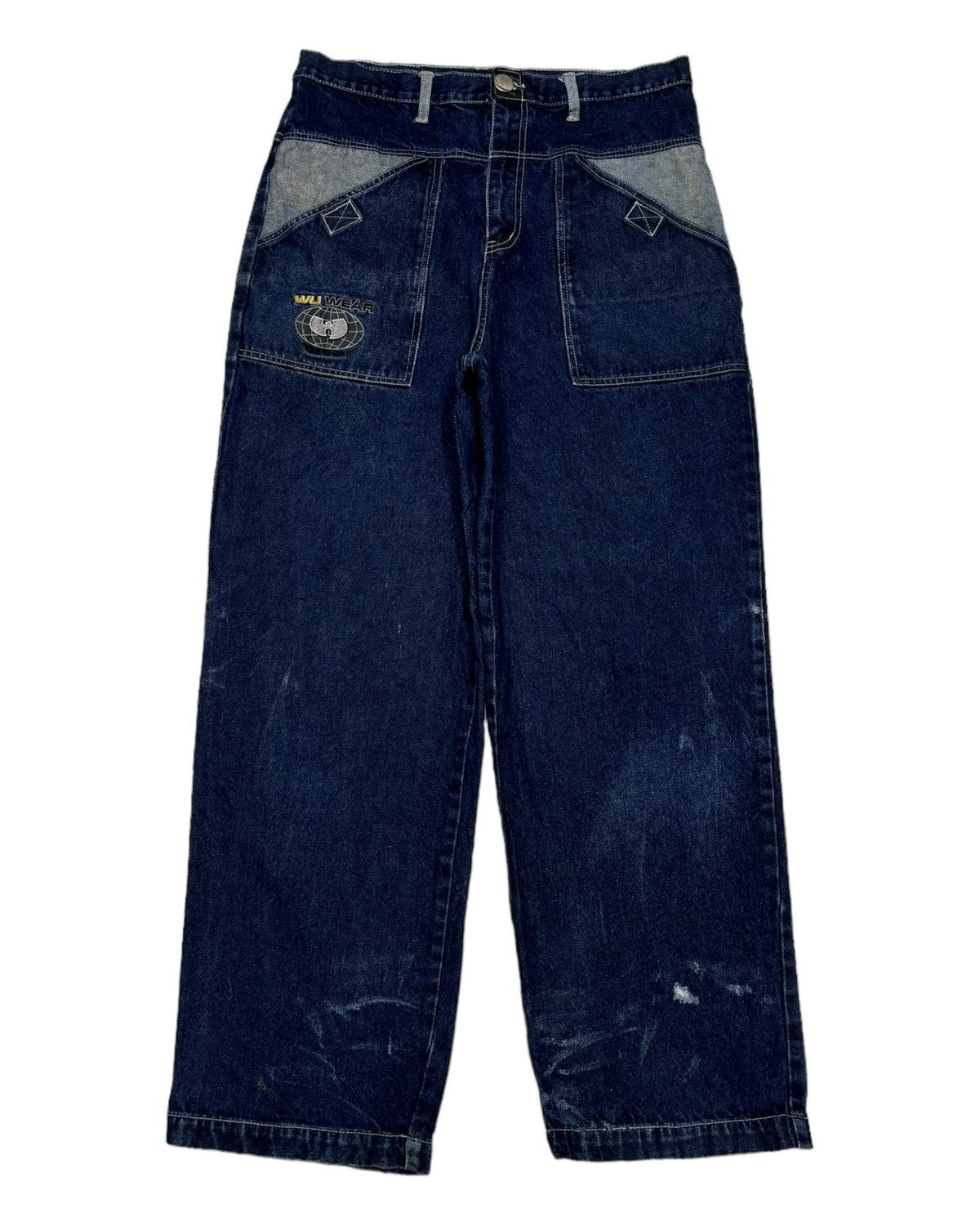 JNCO × Wu-Tang Clan 🔥WU WEAR BAGGY DENIM HIP HOP SKATER BAGGY JEANS Size US 34 / EU 50 - 8 Thumbnail