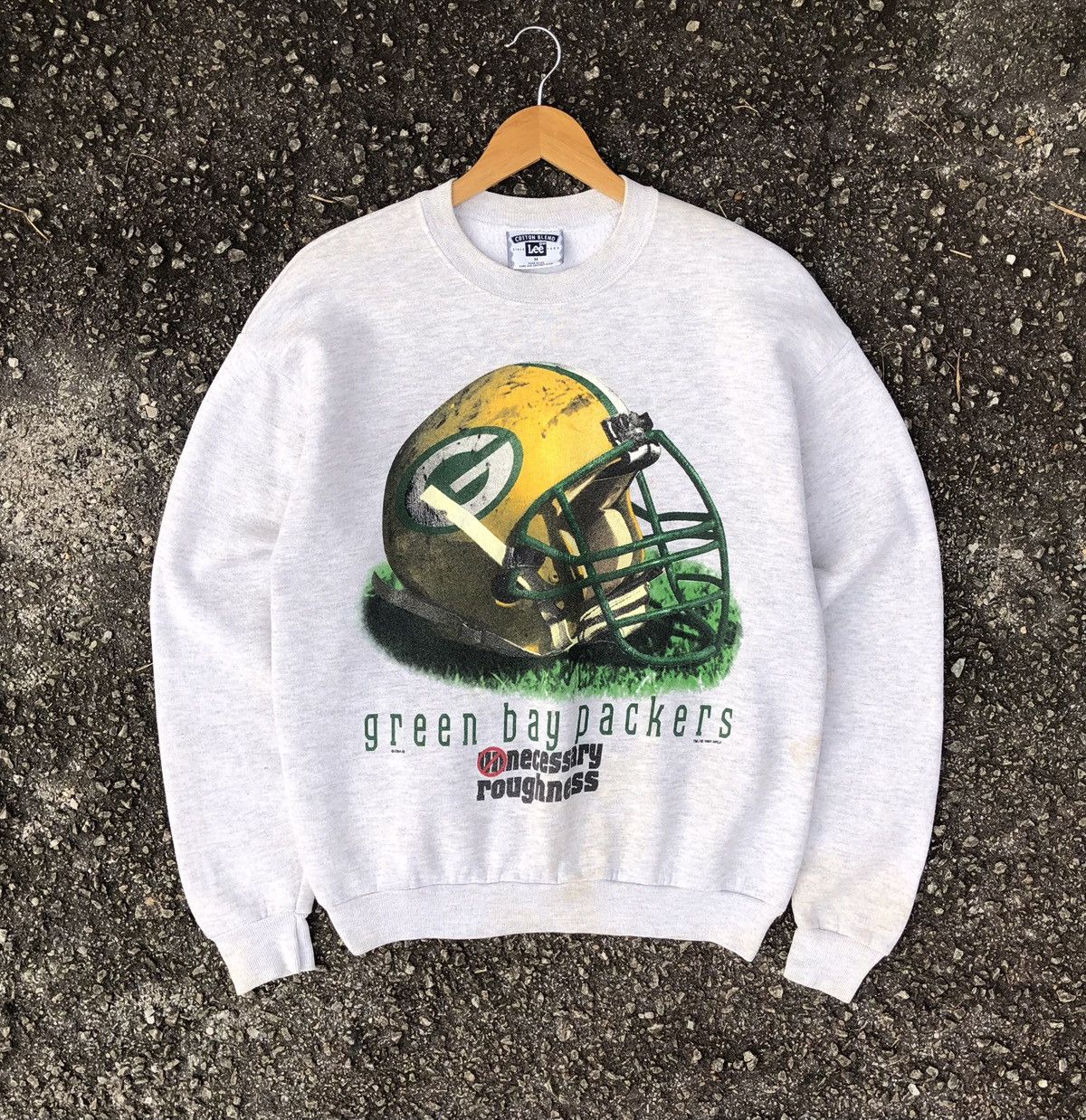 Vintage Vintage Lee Green Bay Packers Grey Sweatshirt 1997 USA 🇺🇸 Size US M / EU 48-50 / 2 - 1 Thumbnail