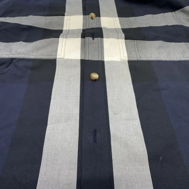 Burberry Burberry Burberry Color-Block Plaid Short Sleeve Shirt-250 Size US XL / EU 56 / 4 - 8 Thumbnail