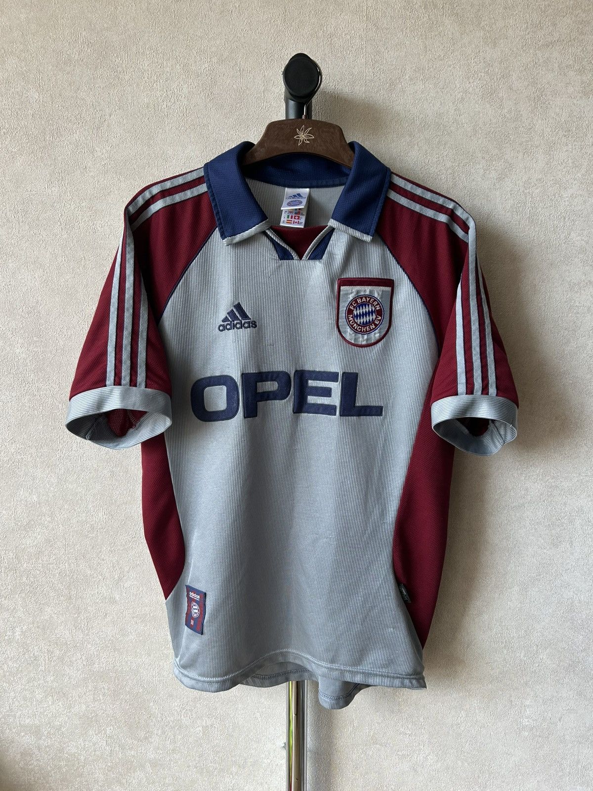 1998/99 Adidas Bayern Munich Champion League Soccer Jersey