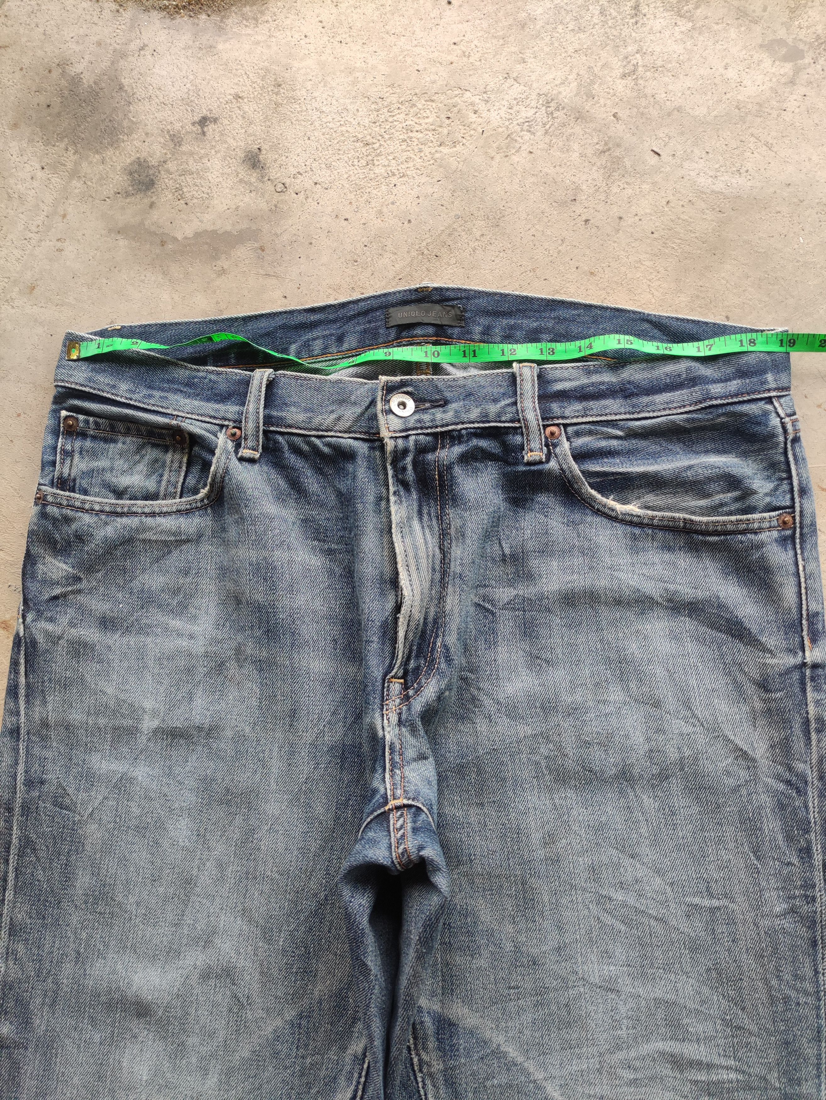 Japanese Brand Vintage Japanese Jean Distressed Faded Denim Waist 38 Size US 38 / EU 54 - 6 Thumbnail