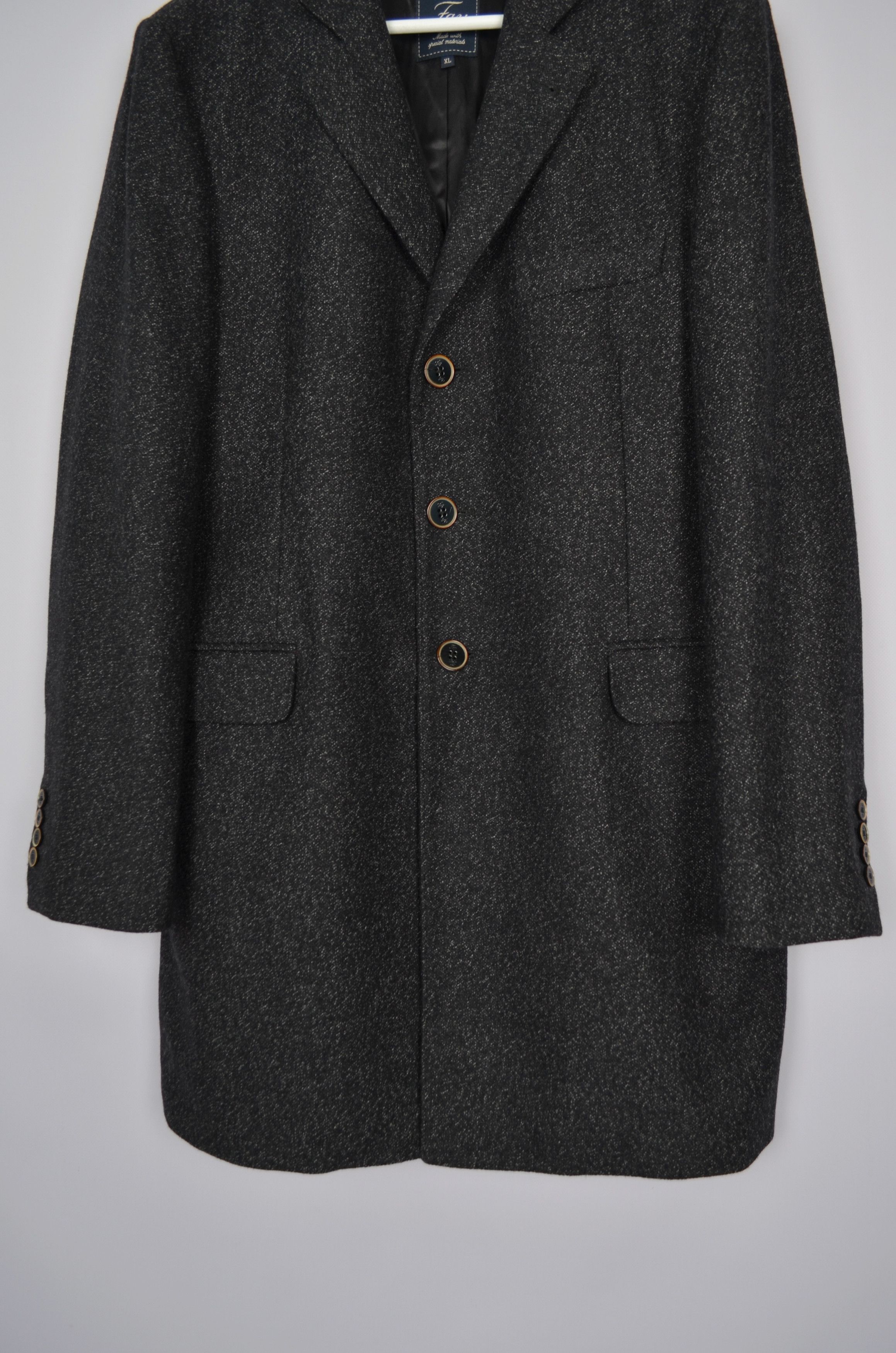 Designer × Fay Fay Wool Lined Jacket Overcoat Coat Made in Italy Luxury Size US XL / EU 56 / 4 - 4 Thumbnail