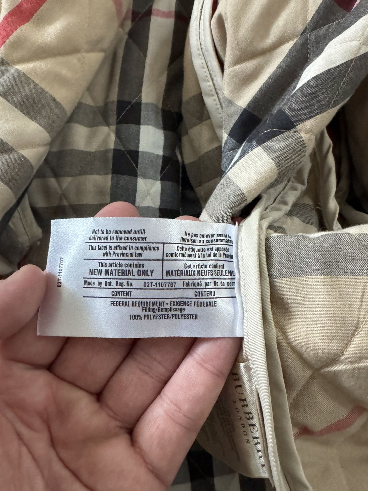 Burberry × Burberry Prorsum Burberry Nova Check Diamond Quilted Beige Barn Button Jacket Size M / US 6-8 / IT 42-44 - 17 Thumbnail