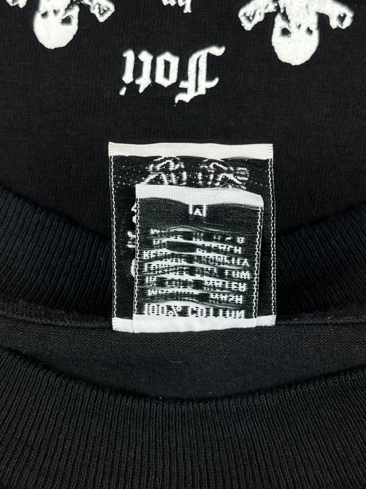 Chrome Hearts Chrome Hearts Vintage Foti Skull Harris Teeter T Bar Tshirt Size US M / EU 48-50 / 2 - 8 Thumbnail