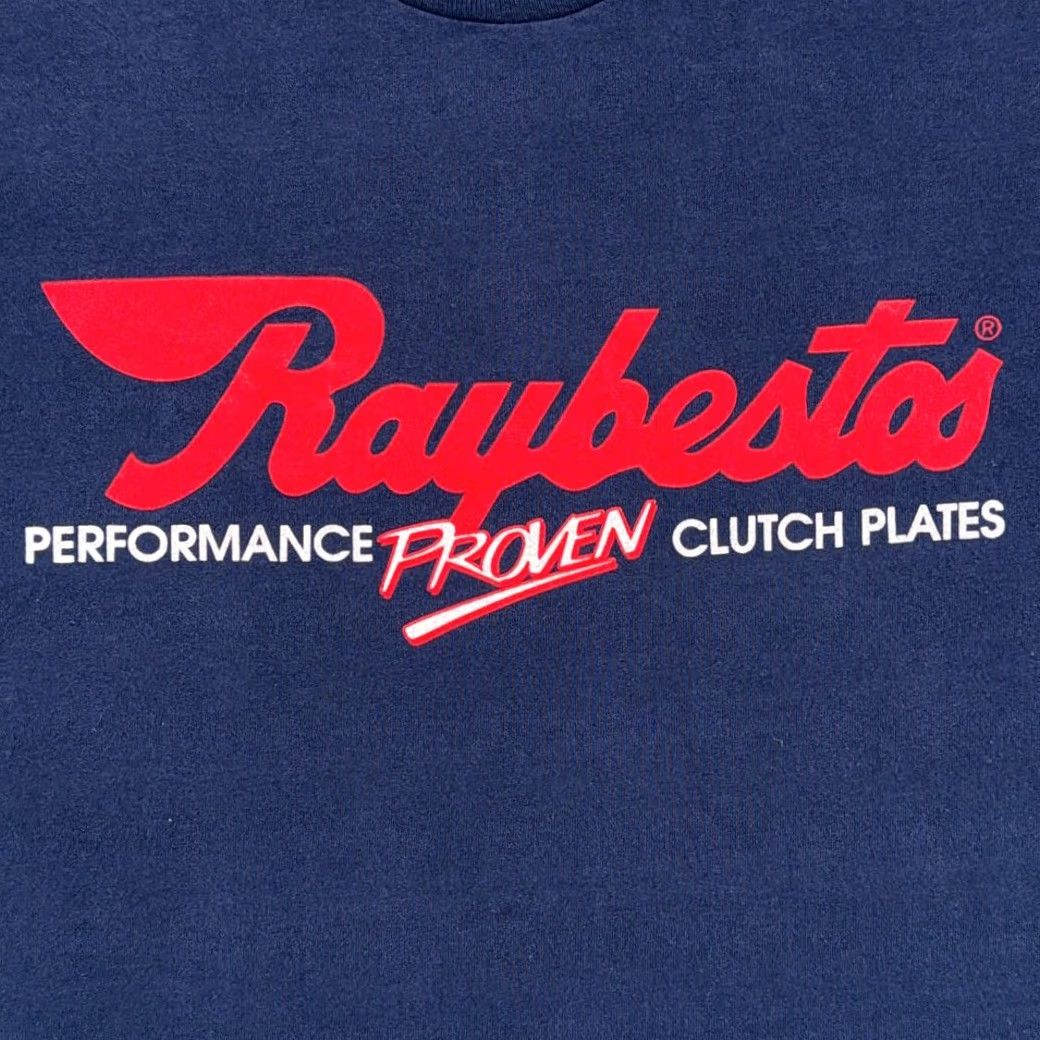 Fruit Of The Loom VINTAGE Raybestos Shirt Adult 3XL Blue US 90s Raybestos Shirt Mens XXXL 3XL Cotton Crew Neck Short Sleeve USA Racing Parts Automotive Size US XXL / EU 58 / 5 - 2 Thumbnail