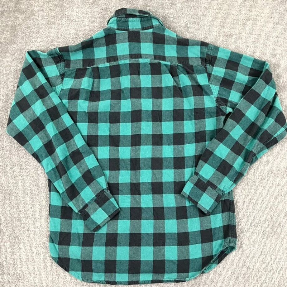 Vintage VINTAGE STUSSY Shirt Mens Medium Green Gray Plaid Flannel Button-Up Long Sleeve Streetwear Size US M / EU 48-50 / 2 - 7 Thumbnail