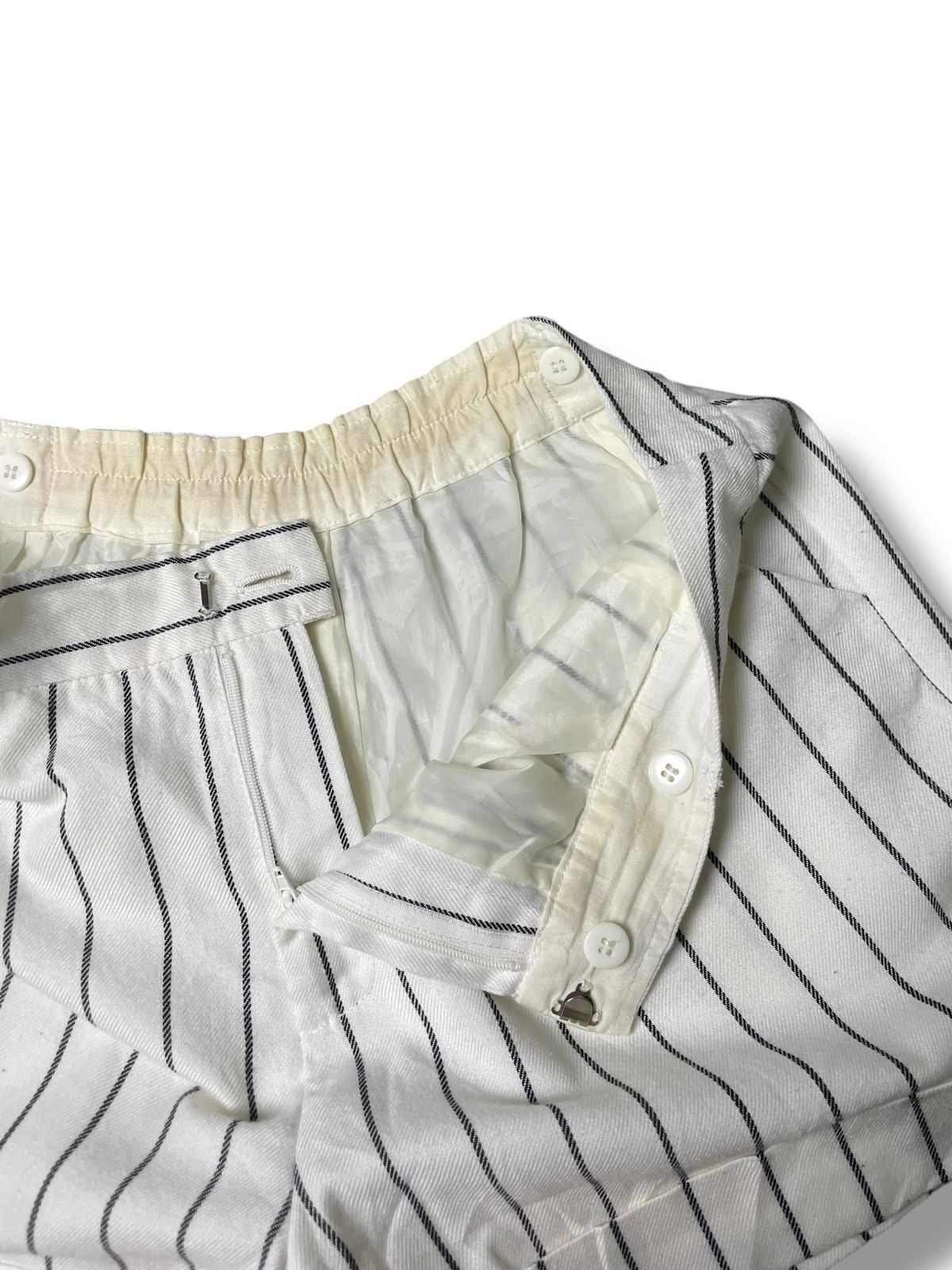 Japanese Brand × Vintage SORRIDERE WOMENS STRIPED SHORTS (87) Size 30" / US 8 / IT 44 - 6 Thumbnail