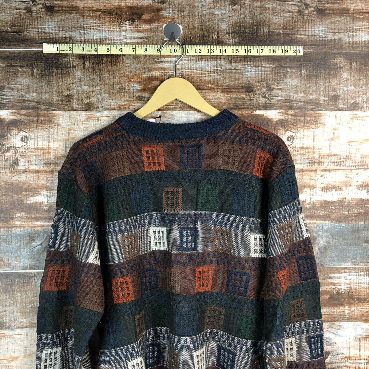 Homespun Knitwear Japan vintage streetwear Brown Knitwear #A2342 Size US M / EU 48-50 / 2 - 11 Thumbnail