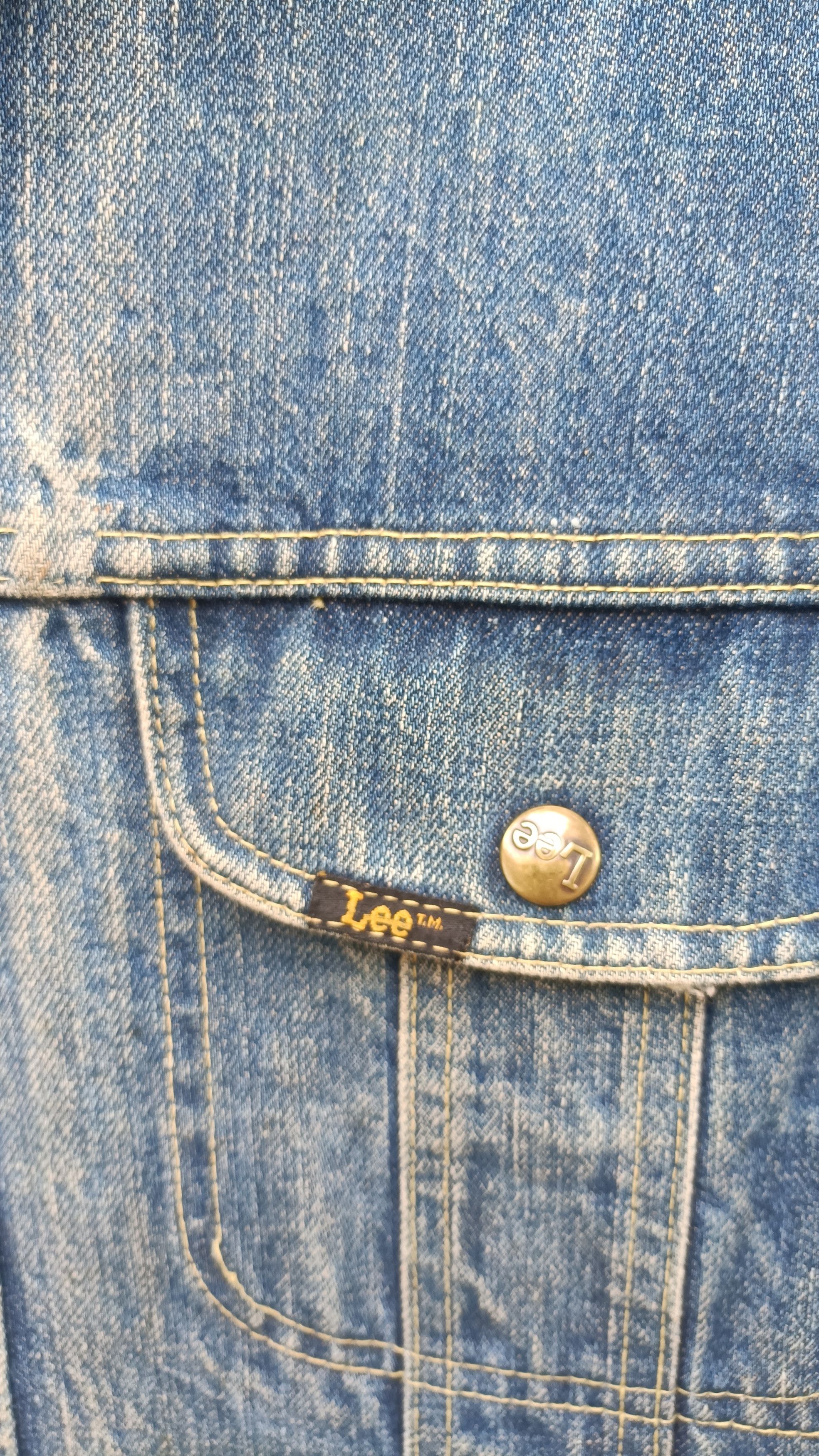 Lee Vintage 70s-80s Lee disstresed denim jacket Size US L / EU 52-54 / 3 - 8 Thumbnail