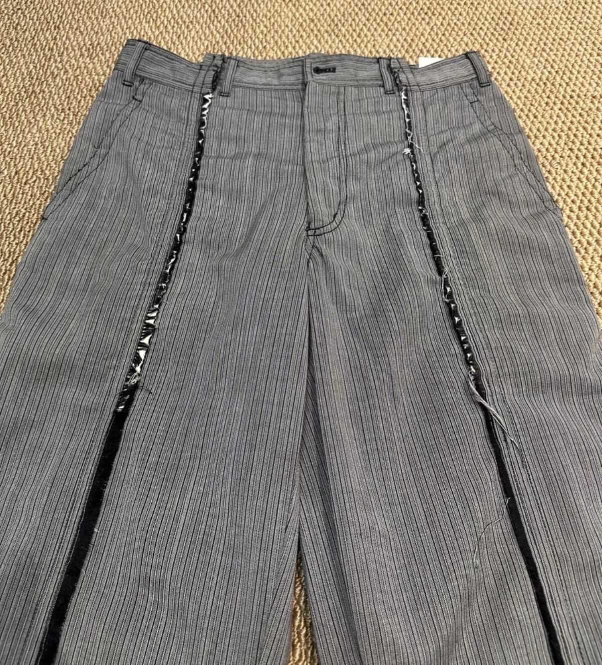 Comme des Garcons Comme des Garçons Paneled Striped Trousers K23 Size US 32 / EU 48 - 4 Thumbnail