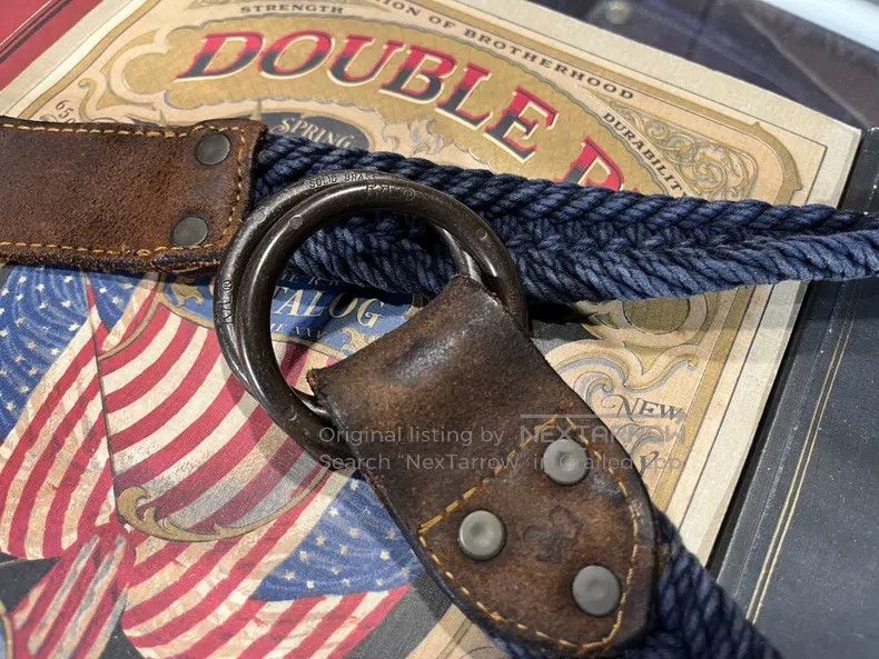 RRL Ralph Lauren RRL Ralph Lauren Leather and Weaving Belt Size ONE SIZE - 6 Thumbnail