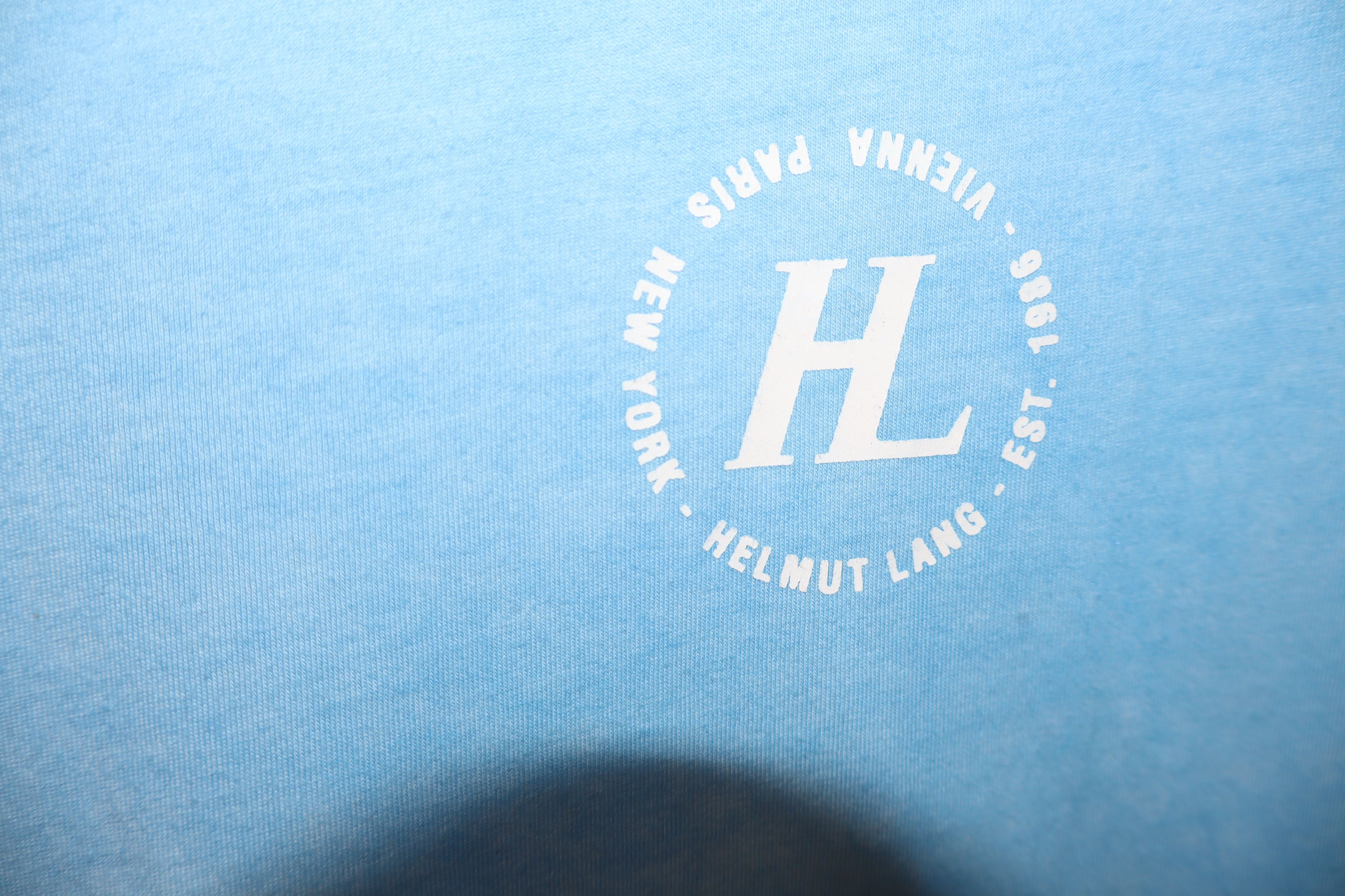 Helmut Lang washed effect logo t-shirt Size US M / EU 48-50 / 2 - 3 Thumbnail