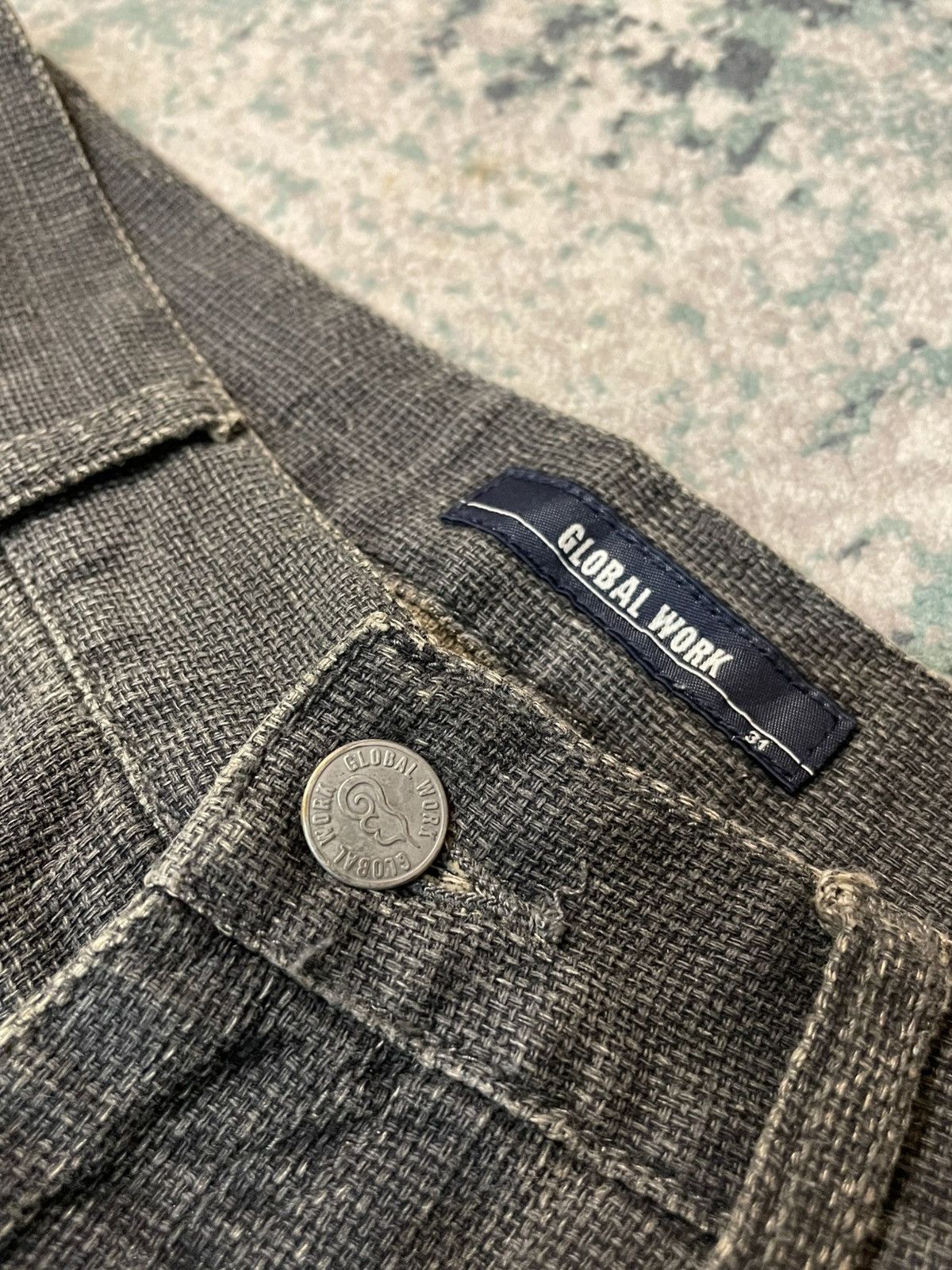 Global Work × Japanese Brand Global Work Japan Century Sashiko Denim (Kapital Style) Size US 30 / EU 46 - 15 Thumbnail