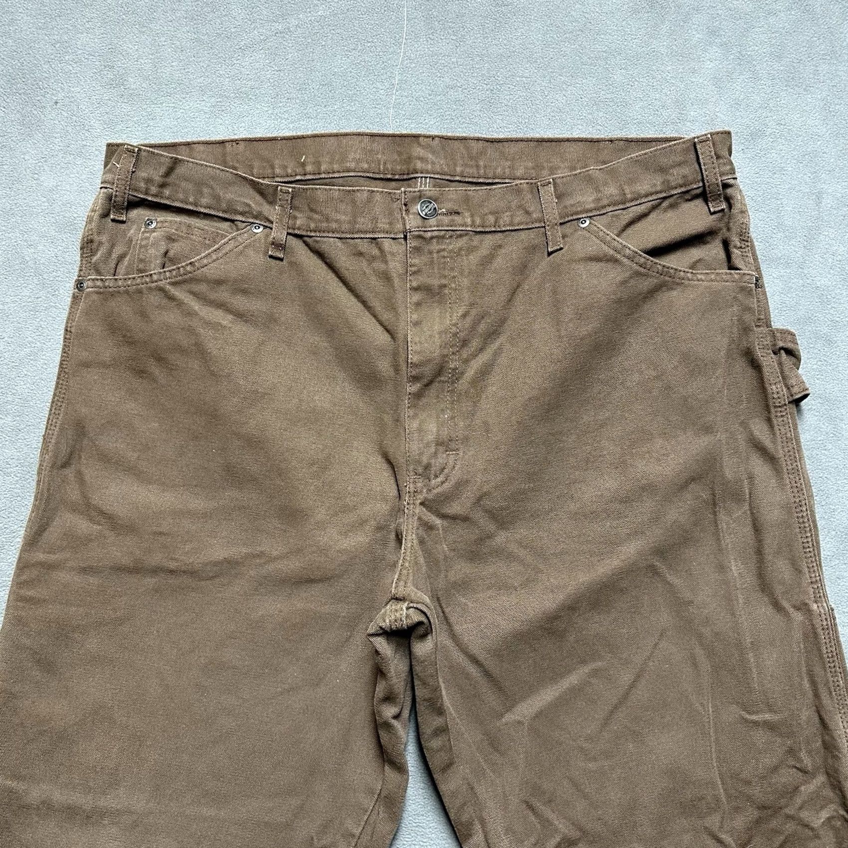 Dickies Dickies Carpenter Pants Men 40x30 Brown Work Canvas Painter EUC Size US 40 / EU 56 - 3 Thumbnail