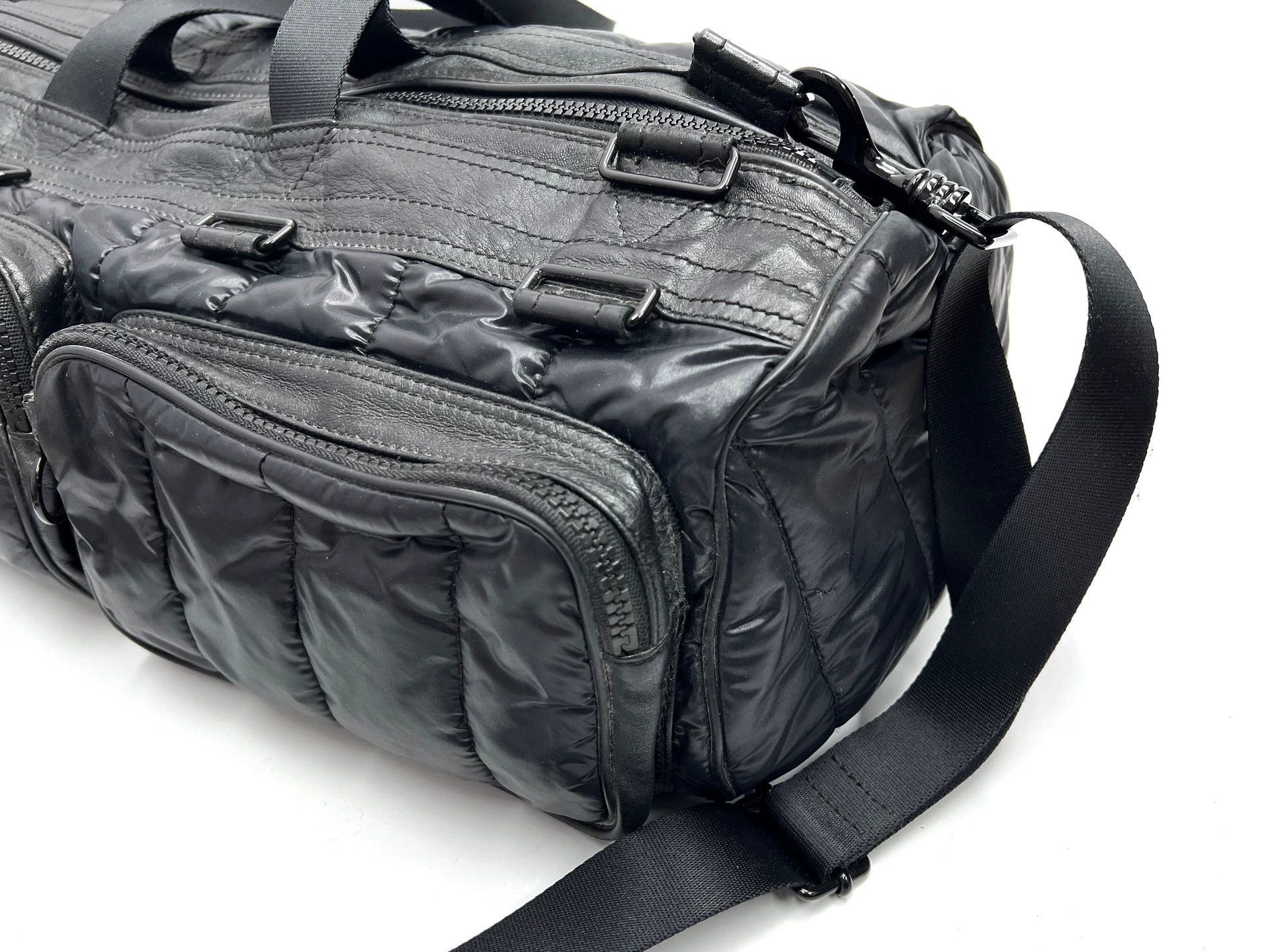Dior Dior Homme 07AW Quilted Down-Leather Deville Cross Size ONE SIZE - 3 Thumbnail