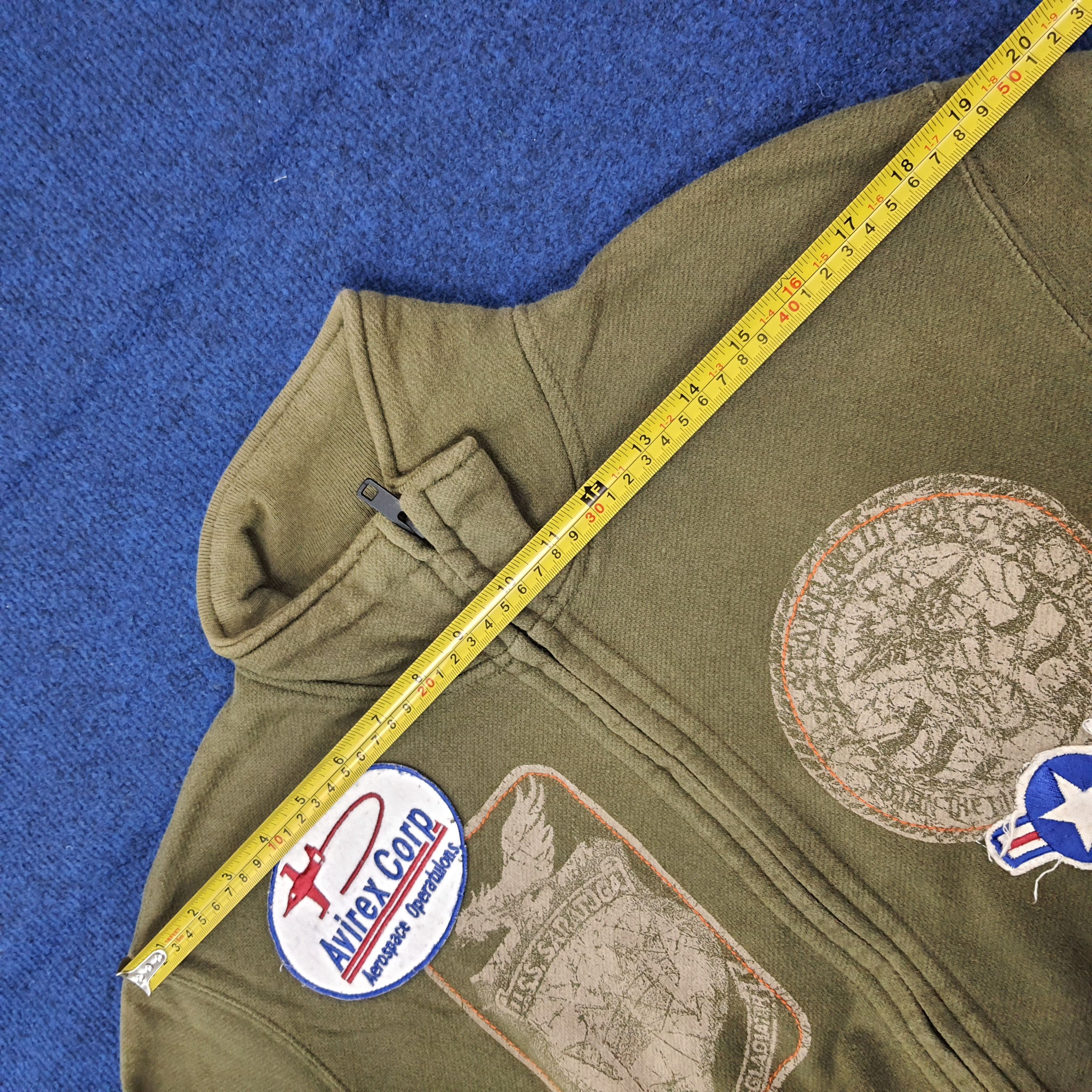 Avirex Vintage Avirex Corp Aerospace Zipper Sweatshirt C270N2 Size US M / EU 48-50 / 2 - 10 Thumbnail