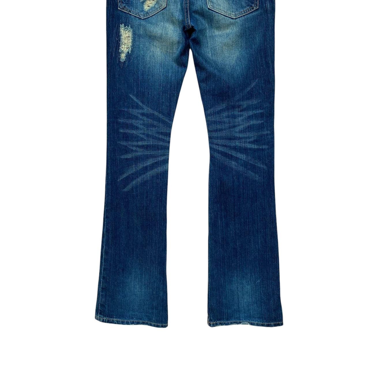 GOSTAR DE FUGA FLARED FUGA DISTRESSED DENIM BOOTCUT W29" Size US 30 / EU 46 - 3 Thumbnail