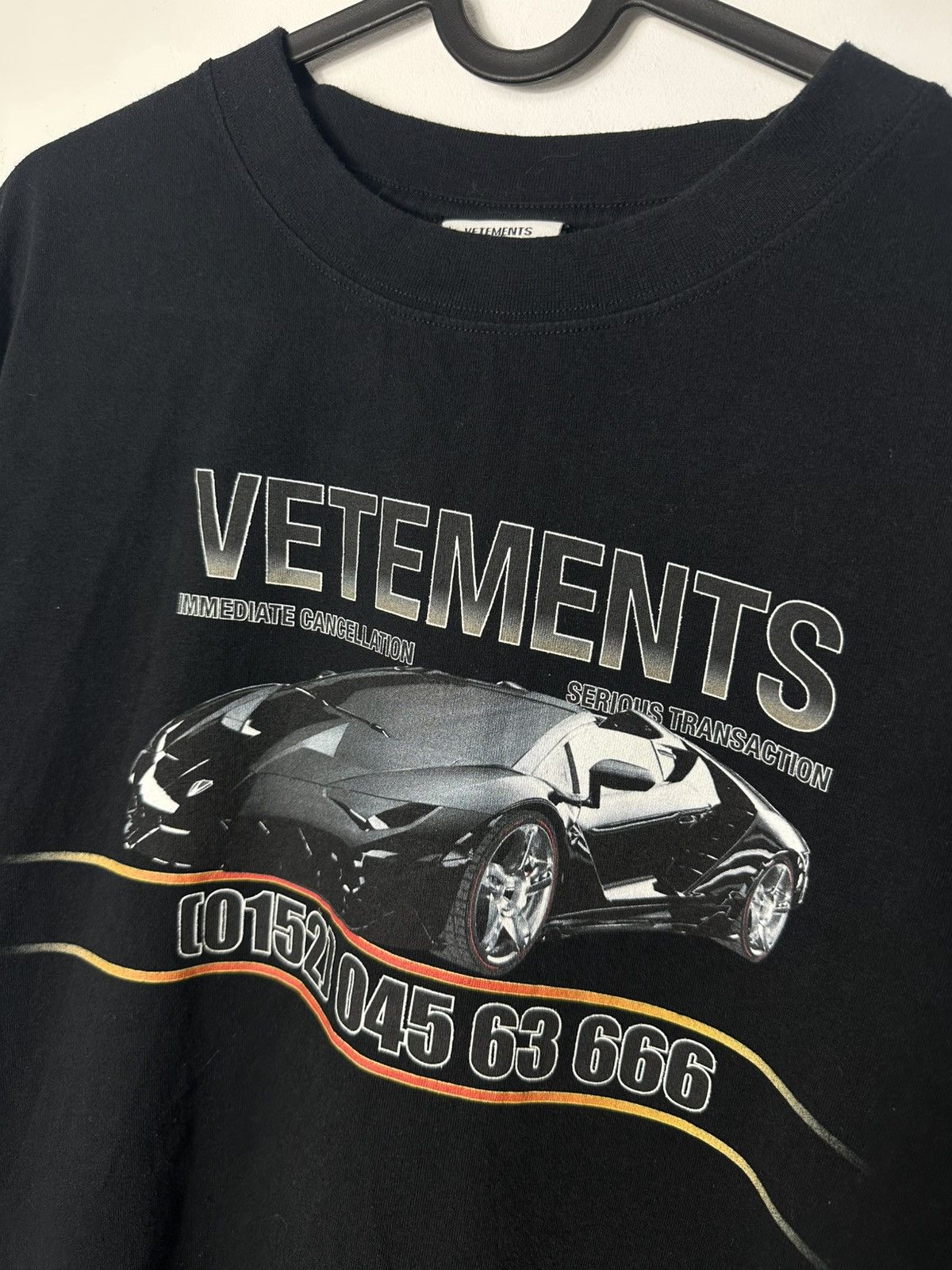 Vetements vetements lamborghini tee Size US M / EU 48-50 / 2 - 2 Thumbnail