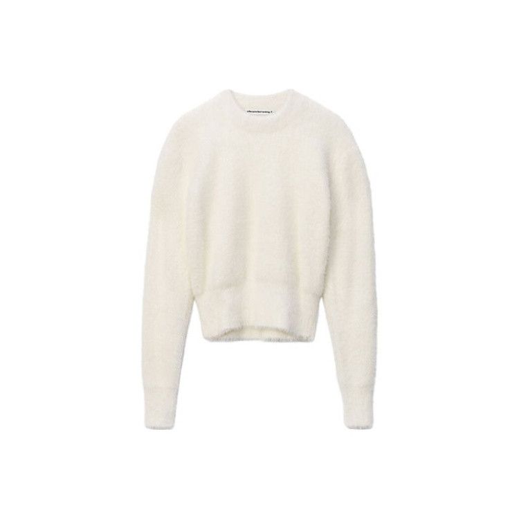 Alexander Wang Alexander Wang Ivory Crewneck Sweater Size L Size L / US 10 / IT 46 - 1 Thumbnail