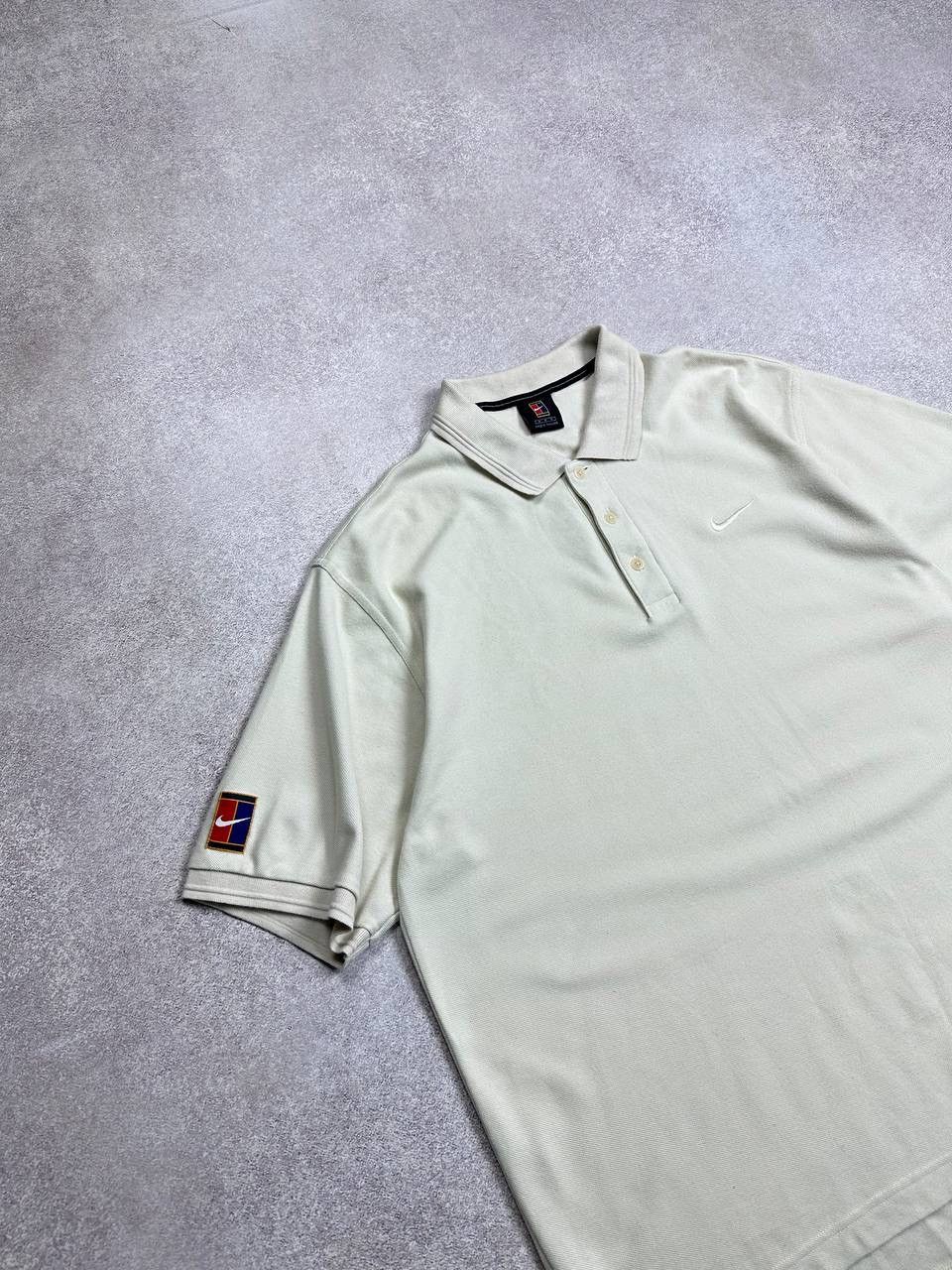 Nike × Vintage Vintage 90s Nike Challenge Court Andre Agassi Polo Shirt Y2K Size US M / EU 48-50 / 2 - 2 Thumbnail