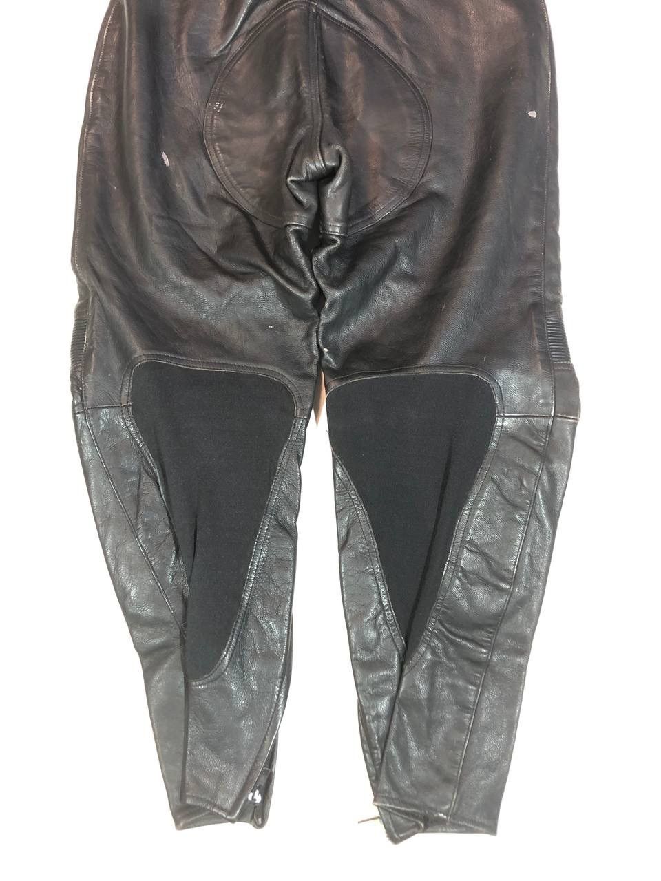 Vintage Vintage Japanese Style Leather Biker Moto Pants Size US 35 - 7 Thumbnail