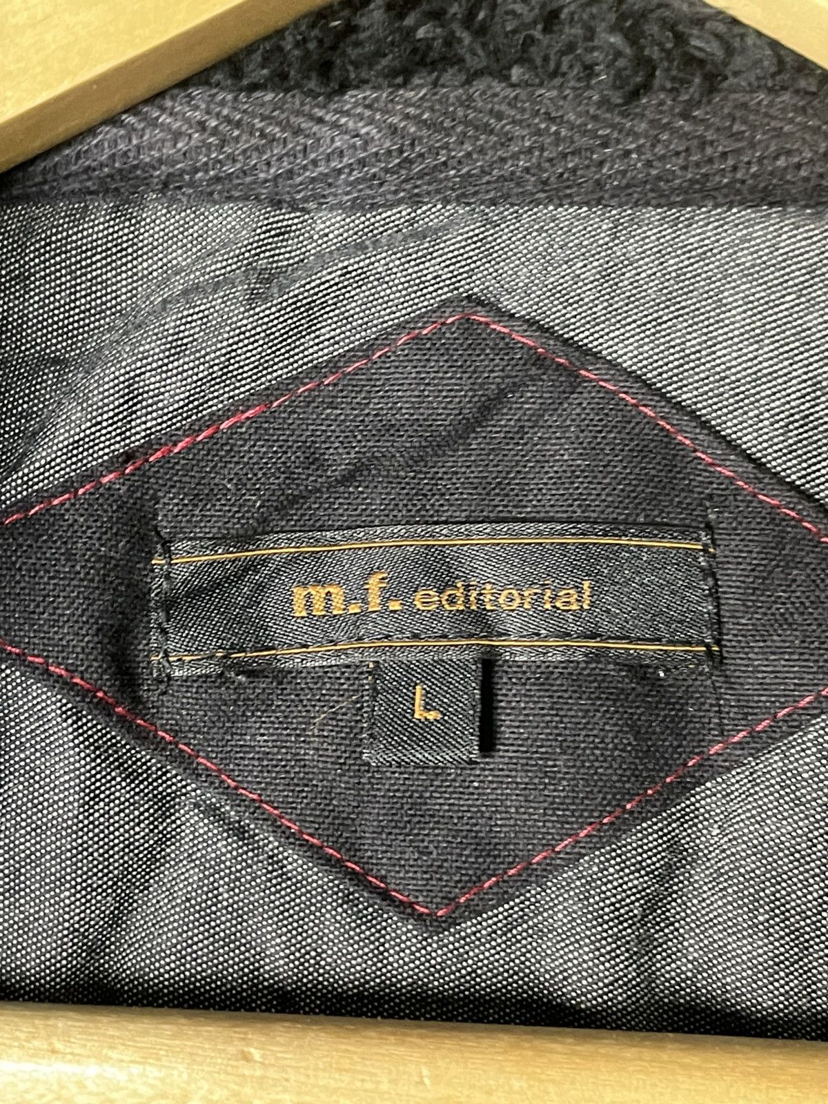 Japanese Brand M.F Editorial Brand Hidden Button&Zip Jacket (70) Size US L / EU 52-54 / 3 - 8 Thumbnail
