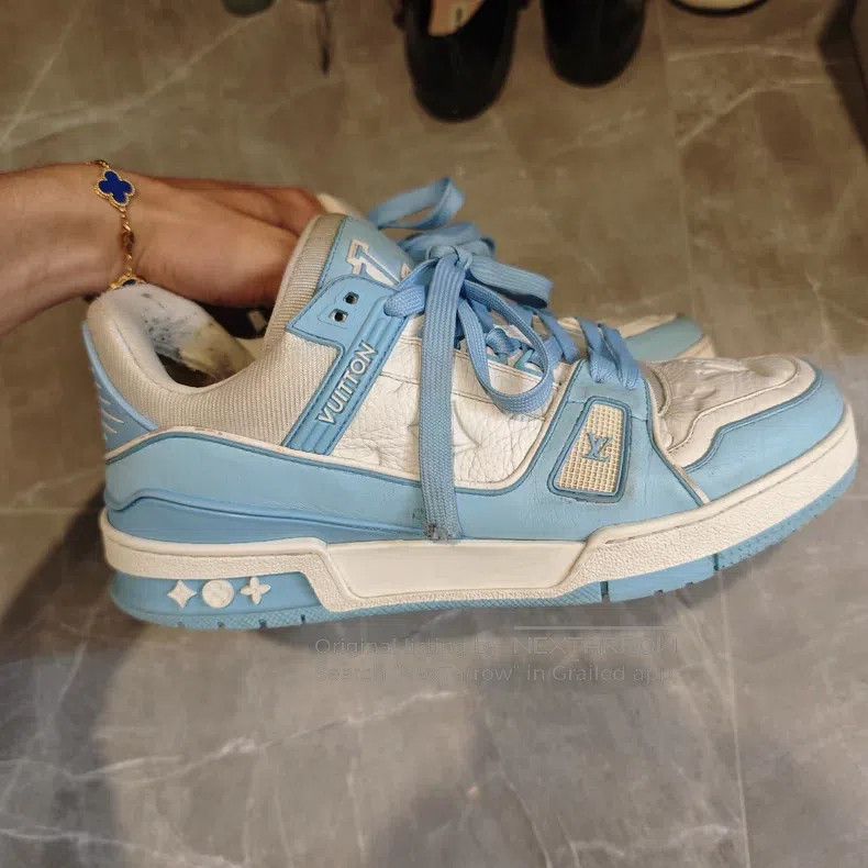 Louis Vuitton Louis Vuitton Dark Sky Blue shoes Size US 7 / EU 40 - 2 Thumbnail