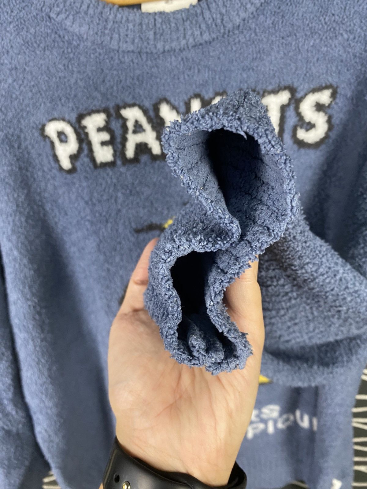 Cartoon Network × Peanuts gelato pique × PEANUTS Baby Moko Jacquard Pullover Size US XL / EU 56 / 4 - 4 Thumbnail