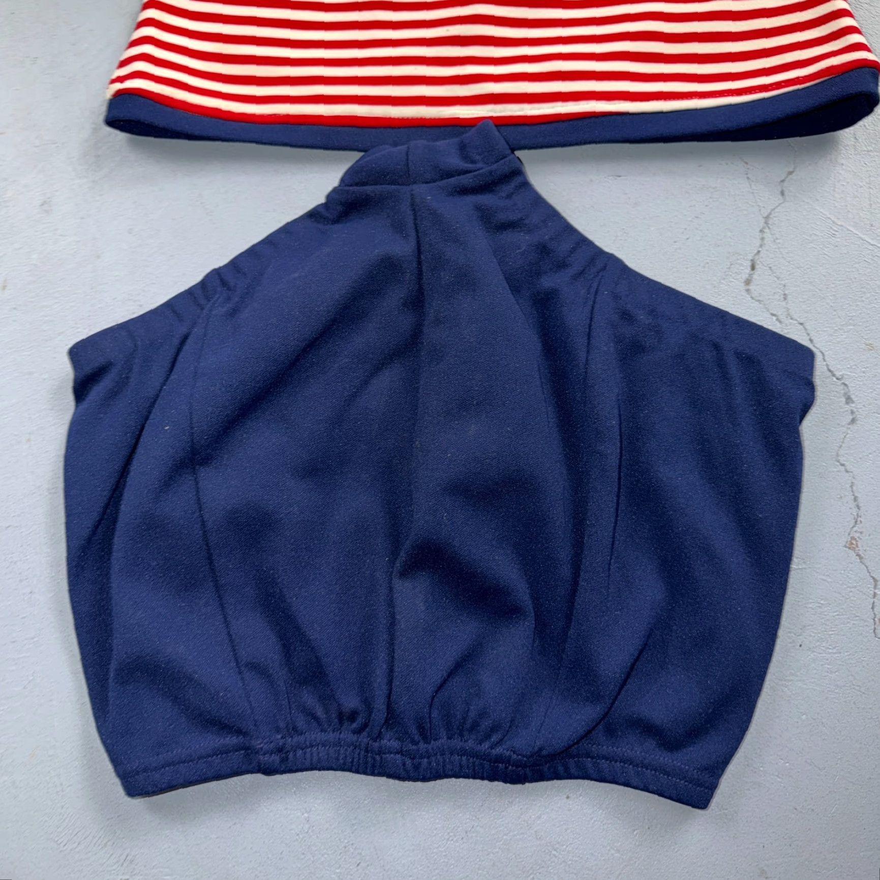 Vintage VINTAGE Carol 2 Piece Swimsuit Bikini Built In Bra 1960s 70s One Piece Bathing Suit Navy Blue S Womens Size S / US 4 / IT 40 - 6 Thumbnail