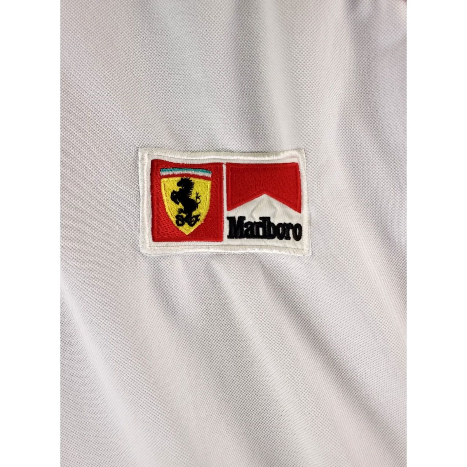 Ferrari VINTAGE Ferrari Polo Shirt VTG Marlboro Vodafone White Short Sleeve Mens L Size US L / EU 52-54 / 3 - 2 Thumbnail