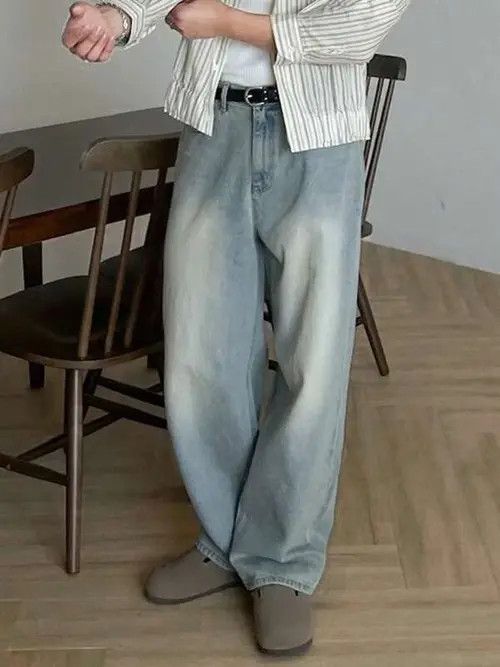 Jean Haruno x Hori Straight Leg Vintage 90s Jeans Denim Size US 32 / EU 48 - 6 Thumbnail