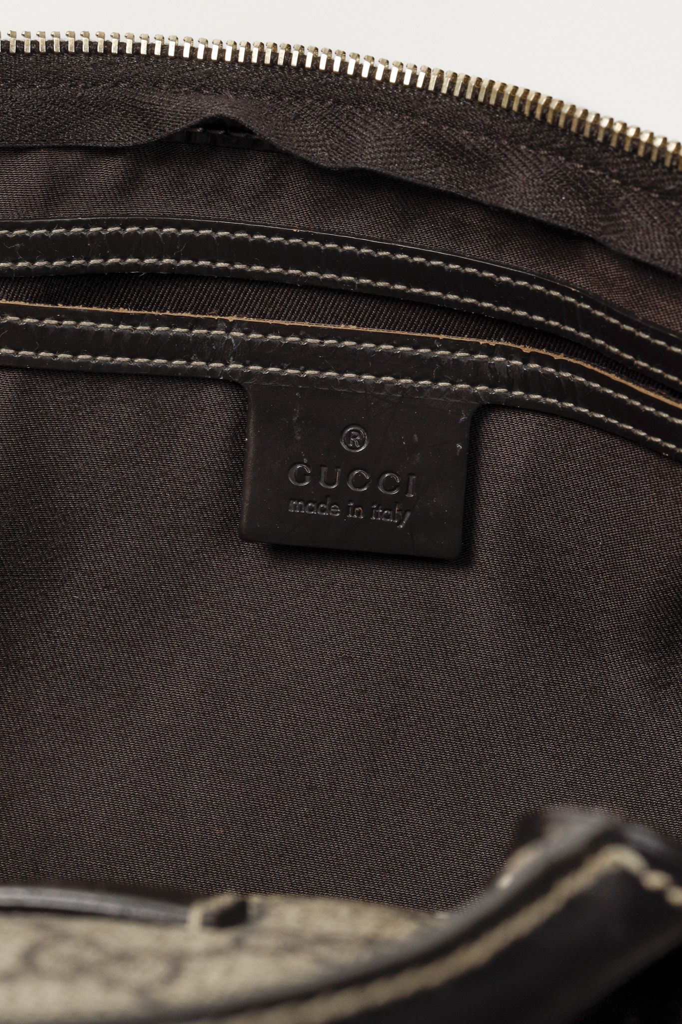 Gucci Gucci Brown Patent Medium GG Joy Boston Bag Size ONE SIZE - 13 Thumbnail