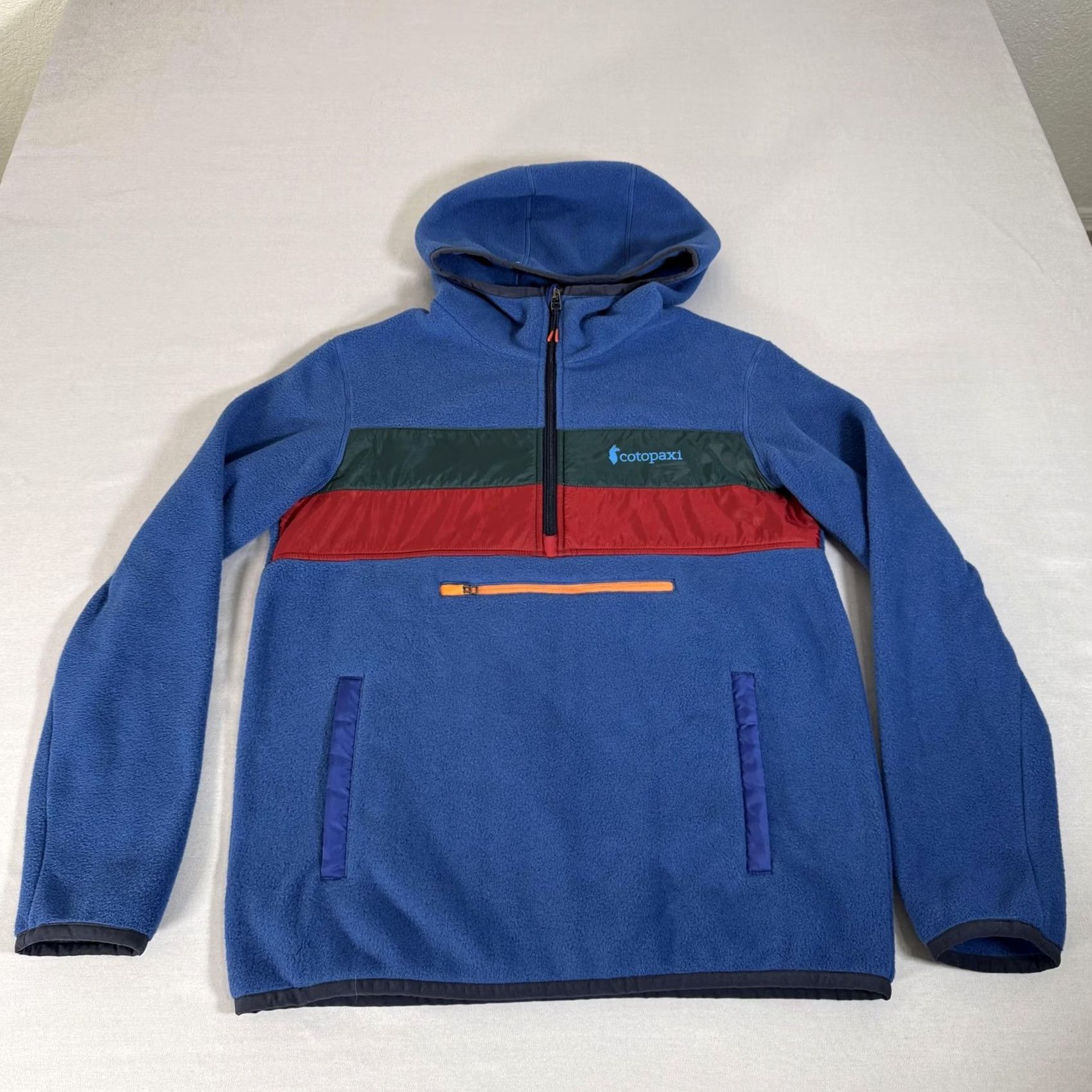 Cotopaxi Cotopaxi Jacket Mens Small Blue Fleece 1/2 Zip Hooded Colorblock Pullover Hiking Casual Winter Fall Travel Size US S / EU 44-46 / 1 - 2 Thumbnail