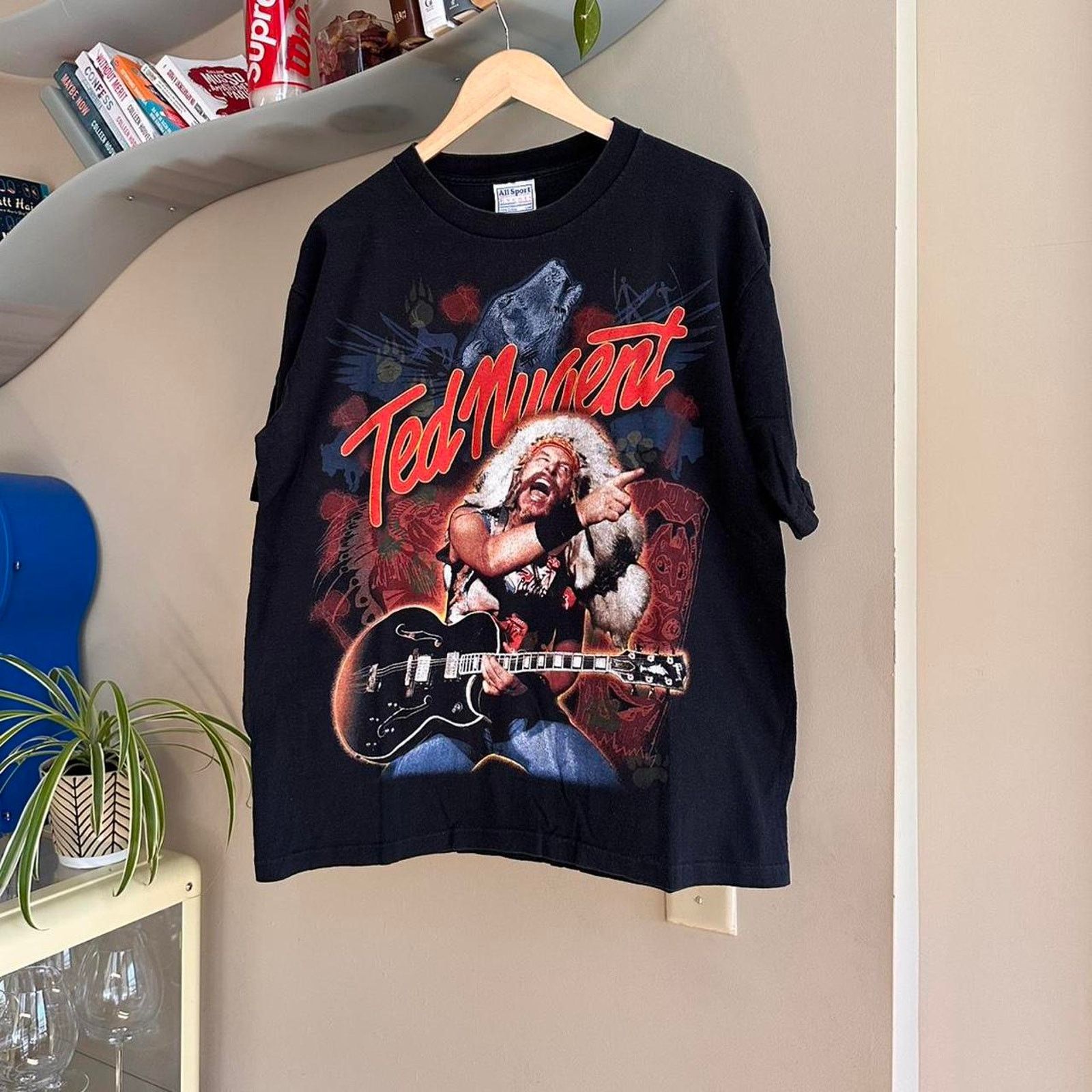 Band Tees × Vintage Vintage Ted Nugent Band Shirt Size US L / EU 52-54 / 3 - 1 Thumbnail