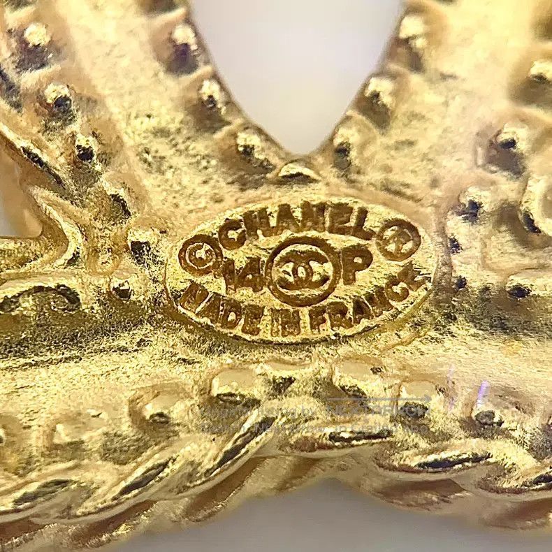 Chanel Chanel Golden double C wheat spike earrings Size ONE SIZE - 8 Thumbnail