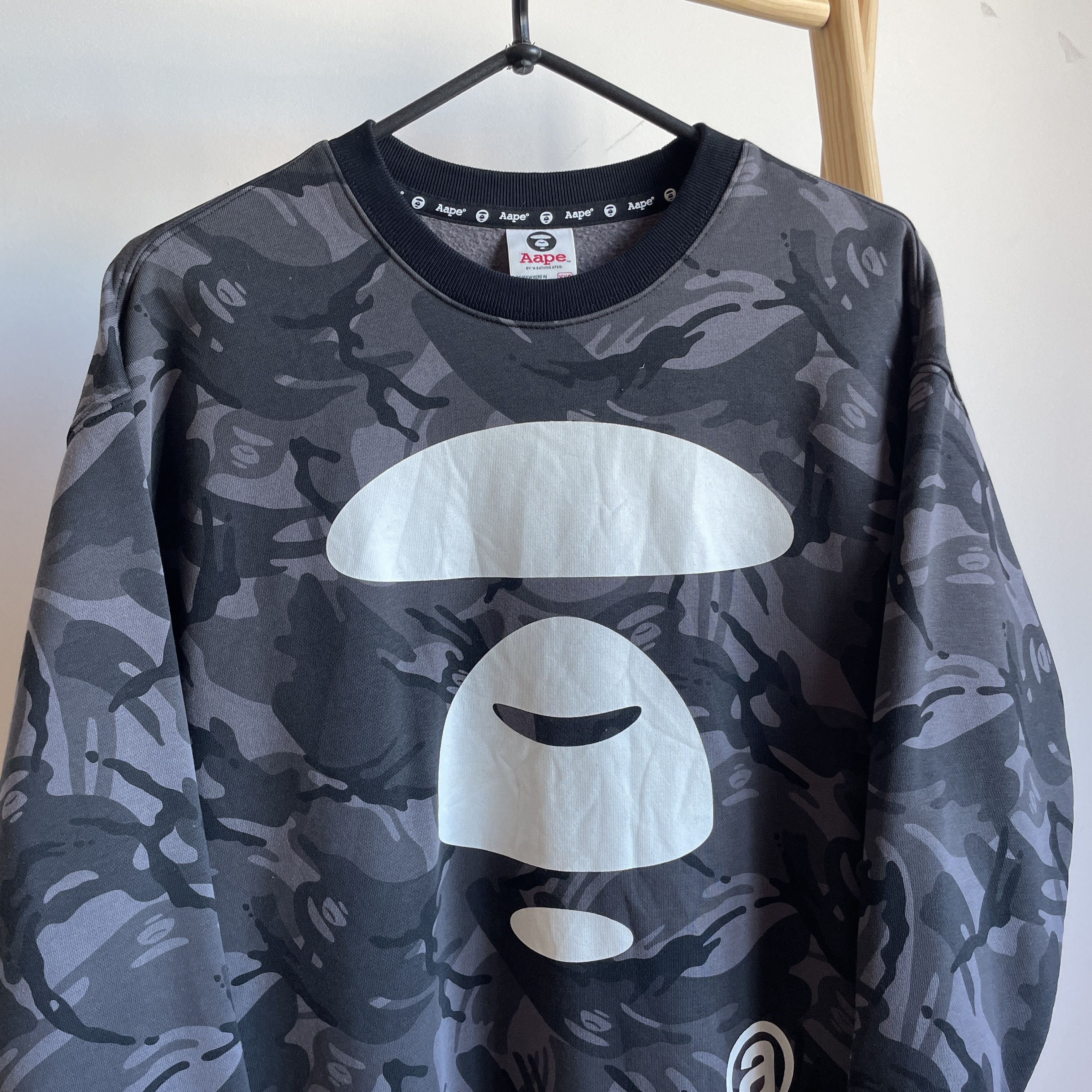 Aape Aape By A Bathing Ape Camo Sweatshirt Size XXS Size US XXS / EU 40 - 3 Thumbnail