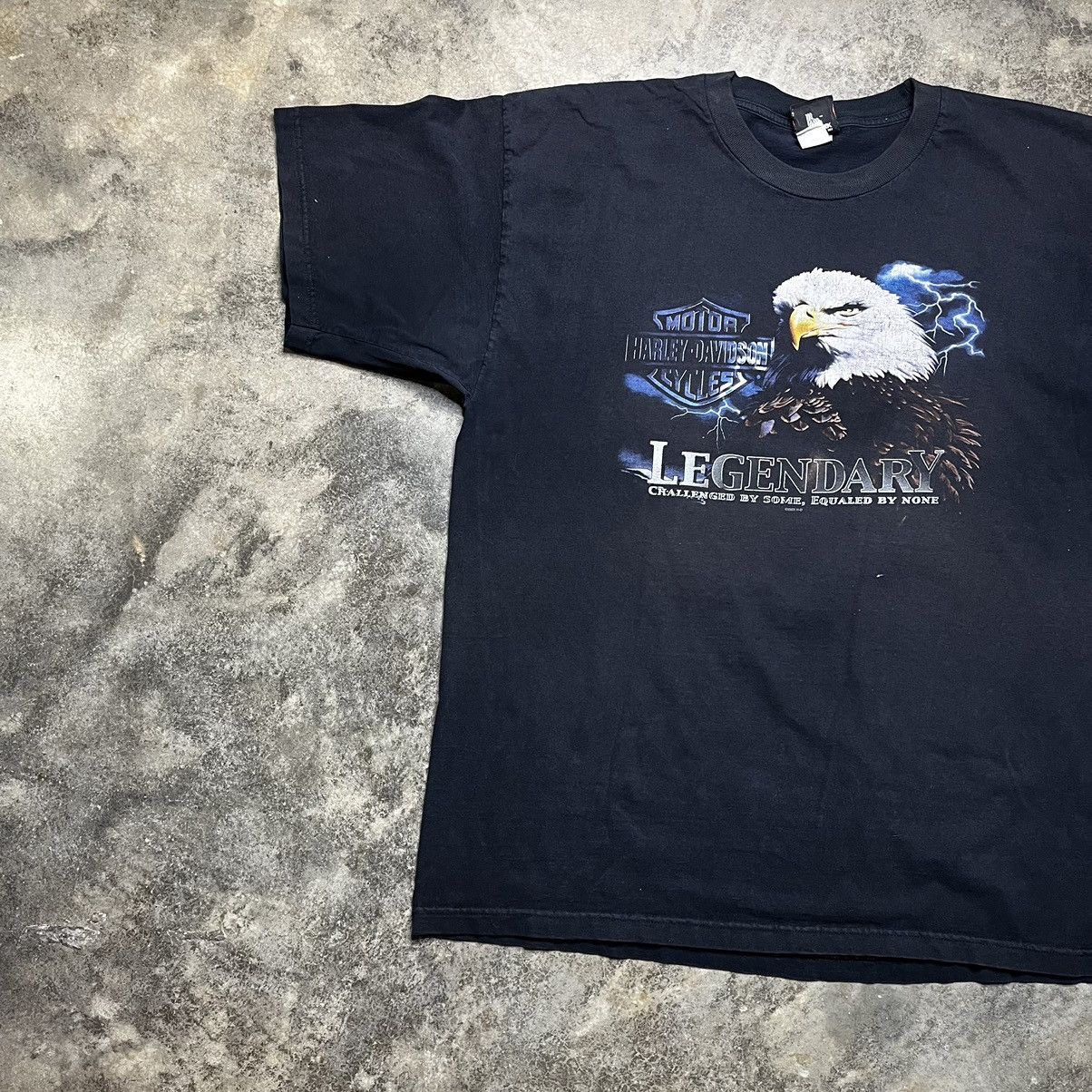 Harley Davidson × Vintage vintage harley davidson lightning baggy tshirt Size US XL / EU 56 / 4 - 1 Thumbnail